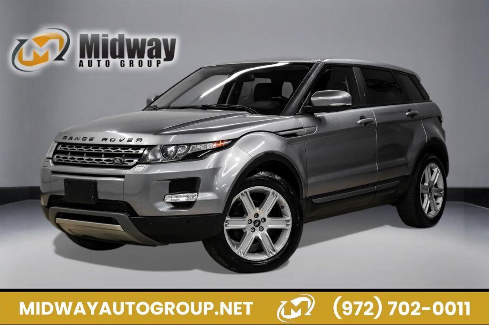 2013 Orkney Gray /Ebony/Ebony Land Rover Range Rover Evoque Pure (SALVR2BG8DH) with an 2.0L I4 engine, Automatic transmission, located at 15300 Midway Rd., Addison, TX, 75001, (972) 702-0011, 32.958321, -96.838074 - Photo#0