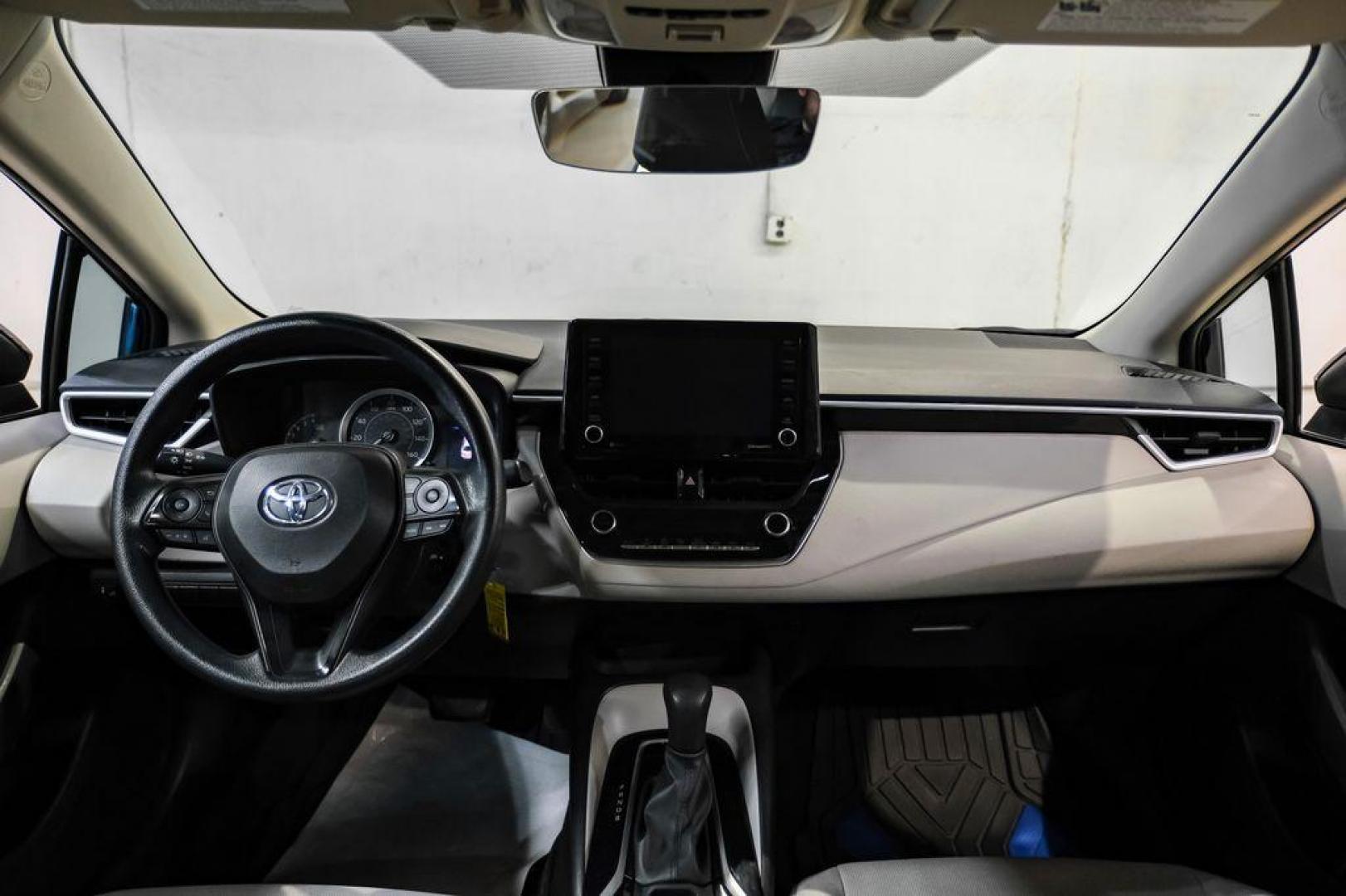 2022 Blueprint /Black/Blue Toyota Corolla LE (5YFEPMAE7NP) with an 1.8L I4 DOHC 16V engine, CVT transmission, located at 15300 Midway Rd., Addison, TX, 75001, (972) 702-0011, 32.958321, -96.838074 - Photo#13