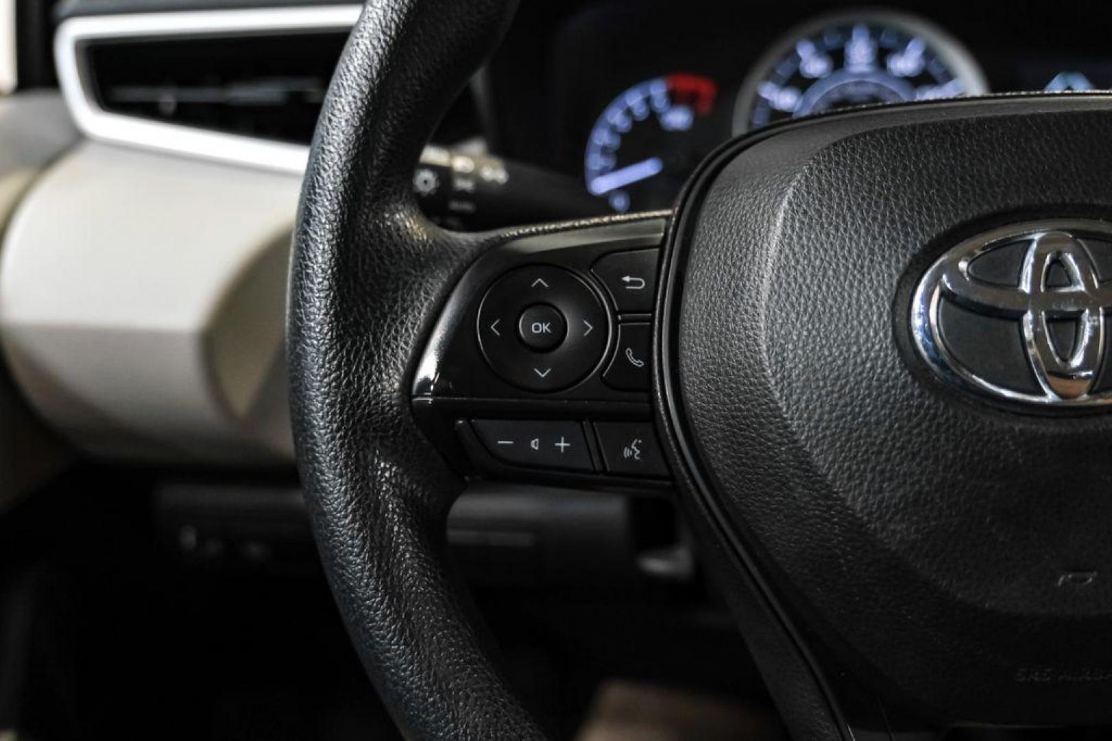 2022 Blueprint /Black/Blue Toyota Corolla LE (5YFEPMAE7NP) with an 1.8L I4 DOHC 16V engine, CVT transmission, located at 15300 Midway Rd., Addison, TX, 75001, (972) 702-0011, 32.958321, -96.838074 - Photo#15