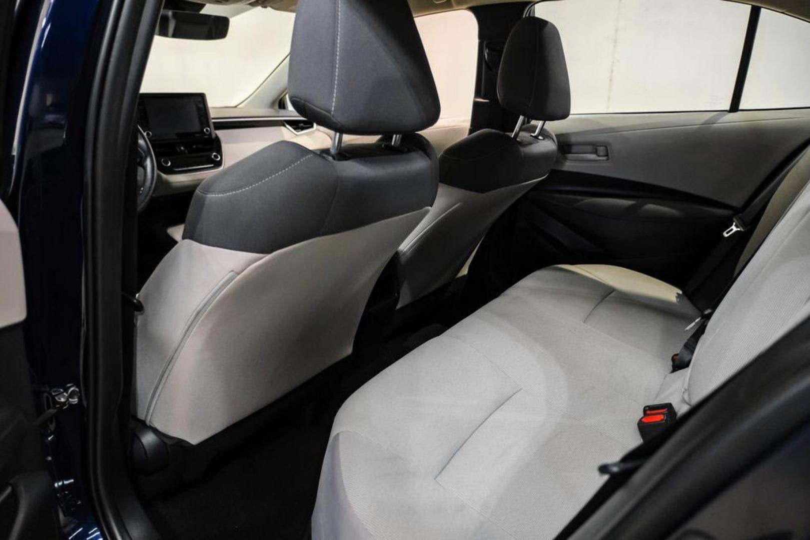 2022 Blueprint /Black/Blue Toyota Corolla LE (5YFEPMAE7NP) with an 1.8L I4 DOHC 16V engine, CVT transmission, located at 15300 Midway Rd., Addison, TX, 75001, (972) 702-0011, 32.958321, -96.838074 - Photo#34