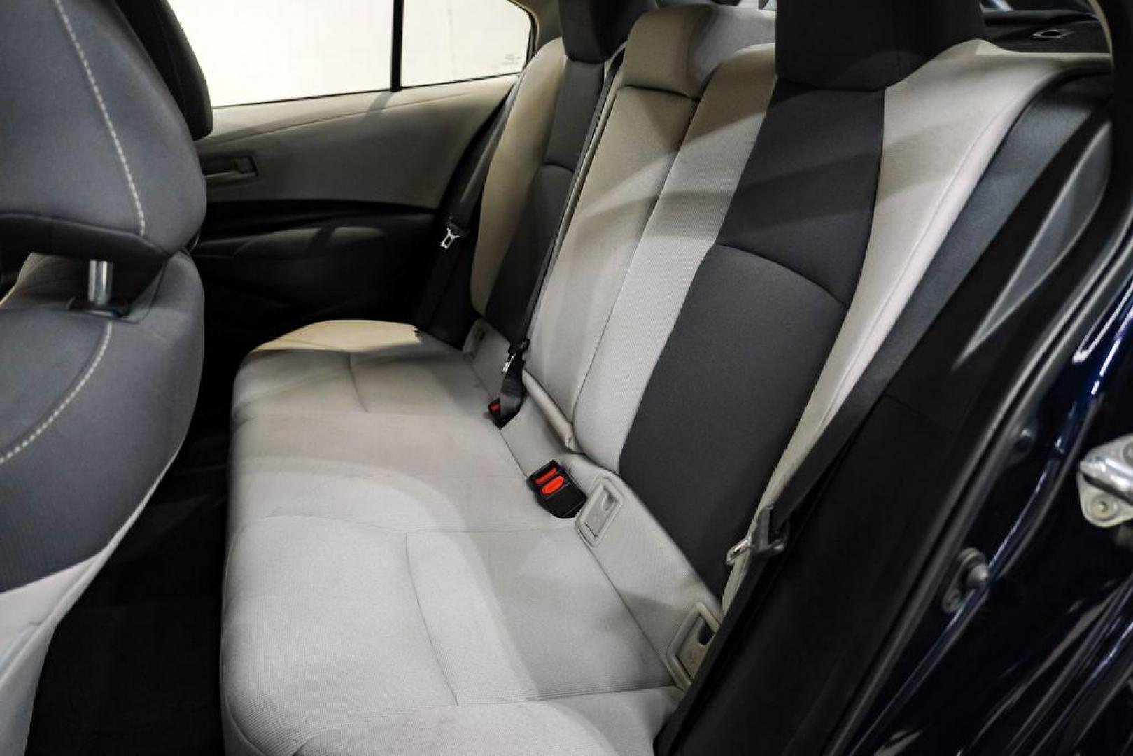 2022 Blueprint /Black/Blue Toyota Corolla LE (5YFEPMAE7NP) with an 1.8L I4 DOHC 16V engine, CVT transmission, located at 15300 Midway Rd., Addison, TX, 75001, (972) 702-0011, 32.958321, -96.838074 - Photo#35