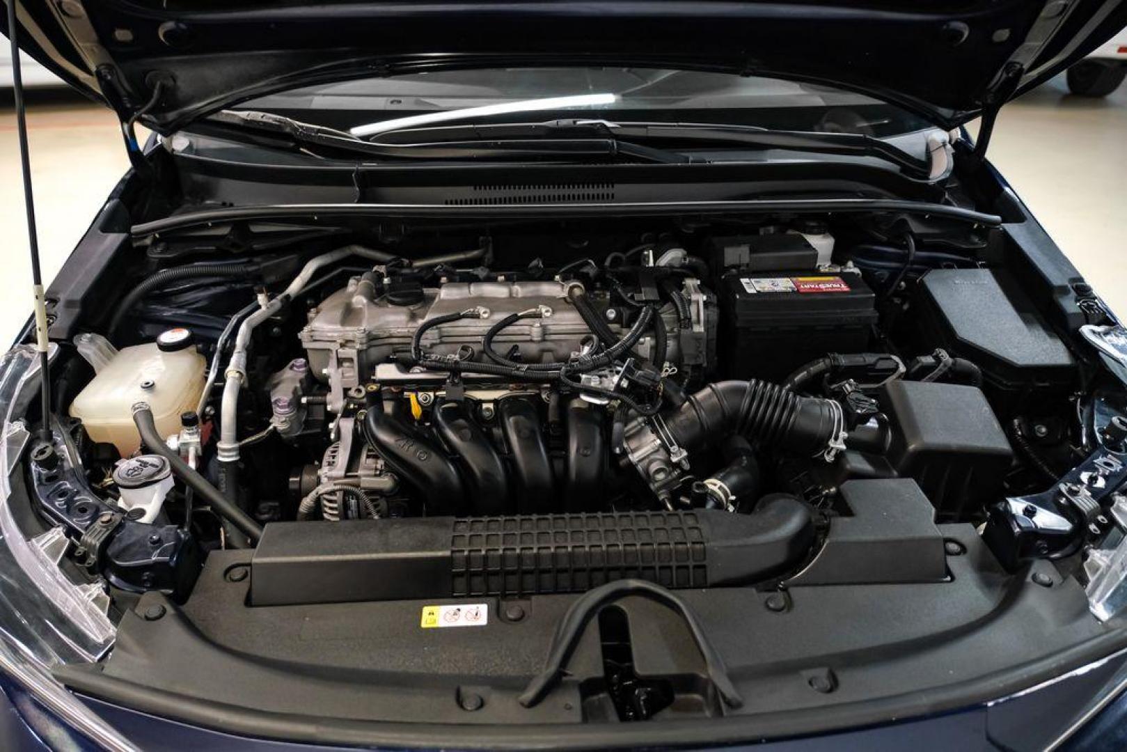 2022 Blueprint /Black/Blue Toyota Corolla LE (5YFEPMAE7NP) with an 1.8L I4 DOHC 16V engine, CVT transmission, located at 15300 Midway Rd., Addison, TX, 75001, (972) 702-0011, 32.958321, -96.838074 - Photo#44