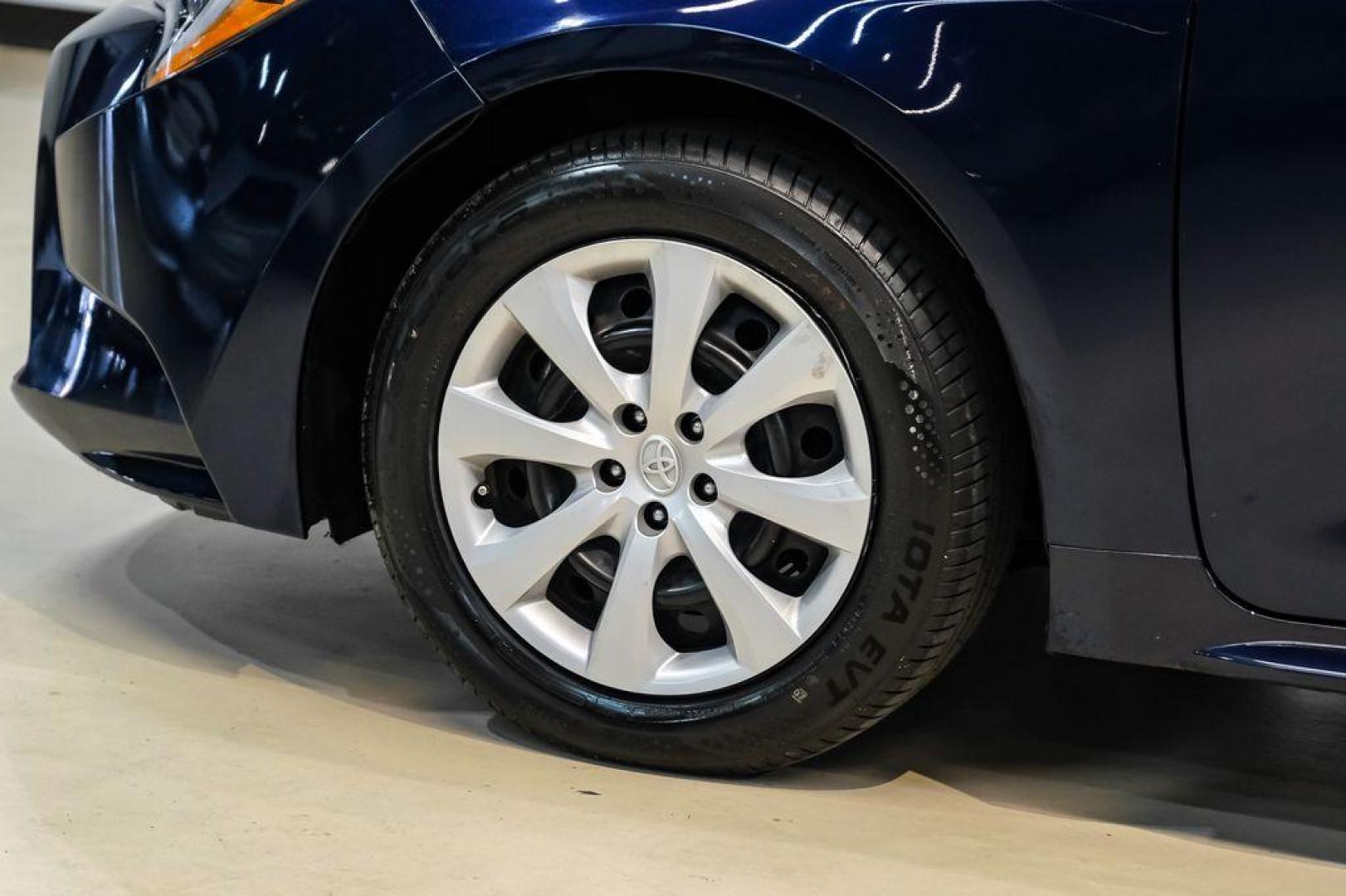 2022 Blueprint /Black/Blue Toyota Corolla LE (5YFEPMAE7NP) with an 1.8L I4 DOHC 16V engine, CVT transmission, located at 15300 Midway Rd., Addison, TX, 75001, (972) 702-0011, 32.958321, -96.838074 - Photo#50