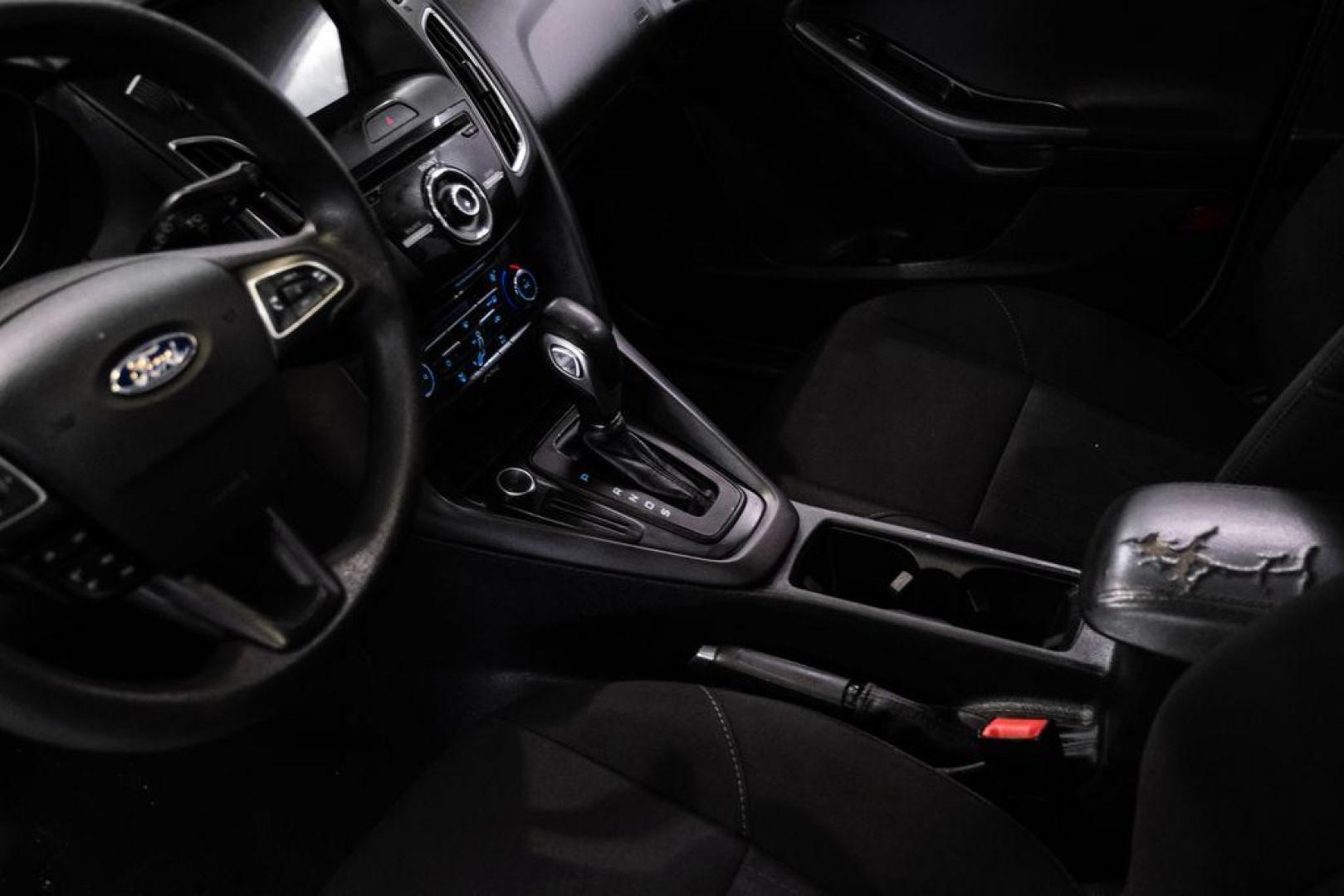 2017 Ingot Silver /Black Ford Focus SEL (1FADP3M23HL) with an 2.0L I4 GDI Ti-VCT Flex Fuel engine, Automatic transmission, located at 15300 Midway Rd., Addison, TX, 75001, (972) 702-0011, 32.958321, -96.838074 - Photo#22