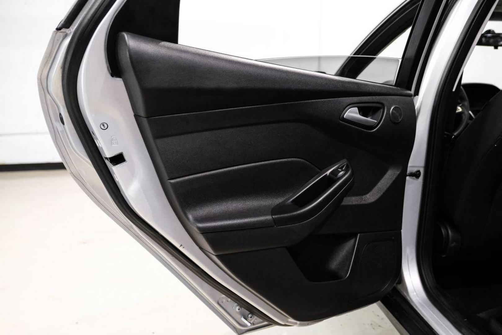 2017 Ingot Silver /Black Ford Focus SEL (1FADP3M23HL) with an 2.0L I4 GDI Ti-VCT Flex Fuel engine, Automatic transmission, located at 15300 Midway Rd., Addison, TX, 75001, (972) 702-0011, 32.958321, -96.838074 - Photo#40