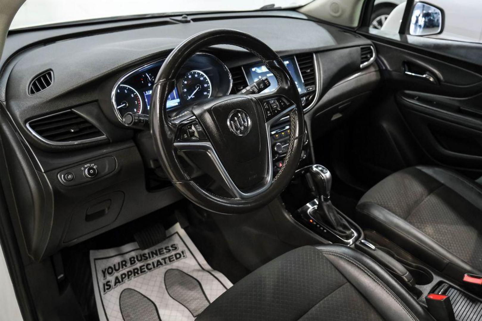 2020 Summit White /Ebony Buick Encore Preferred (KL4CJASB8LB) with an ECOTEC 1.4L I4 SMPI DOHC Turbocharged VVT engine, Automatic transmission, located at 15300 Midway Rd., Addison, TX, 75001, (972) 702-0011, 32.958321, -96.838074 - Photo#2