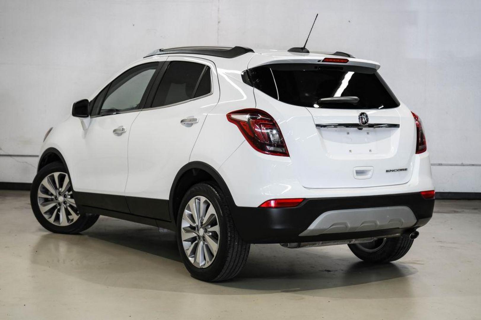 2020 Summit White /Ebony Buick Encore Preferred (KL4CJASB8LB) with an ECOTEC 1.4L I4 SMPI DOHC Turbocharged VVT engine, Automatic transmission, located at 15300 Midway Rd., Addison, TX, 75001, (972) 702-0011, 32.958321, -96.838074 - Photo#11