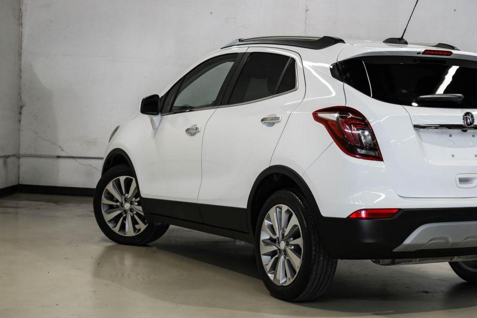2020 Summit White /Ebony Buick Encore Preferred (KL4CJASB8LB) with an ECOTEC 1.4L I4 SMPI DOHC Turbocharged VVT engine, Automatic transmission, located at 15300 Midway Rd., Addison, TX, 75001, (972) 702-0011, 32.958321, -96.838074 - Photo#12