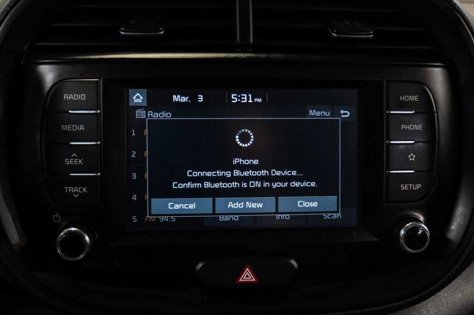 2021 Snow White Pearl /Black Kia Soul S (KNDJ23AUXM7) with an 2.0L I4 MPI DOHC 16V LEV3-SULEV30 147hp engine, CVT transmission, located at 15300 Midway Rd., Addison, TX, 75001, (972) 702-0011, 32.958321, -96.838074 - Photo#26