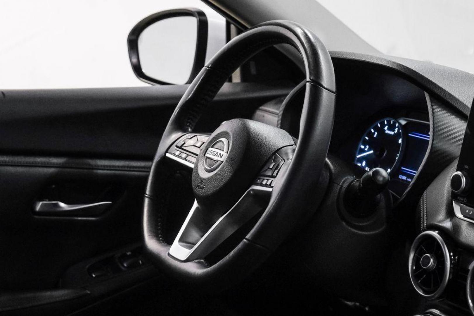 2020 Aspen White Tricoat /Charcoal Nissan Sentra SV (3N1AB8CVXLY) with an 2.0L DOHC engine, CVT transmission, located at 15300 Midway Rd., Addison, TX, 75001, (972) 702-0011, 32.958321, -96.838074 - Photo#15