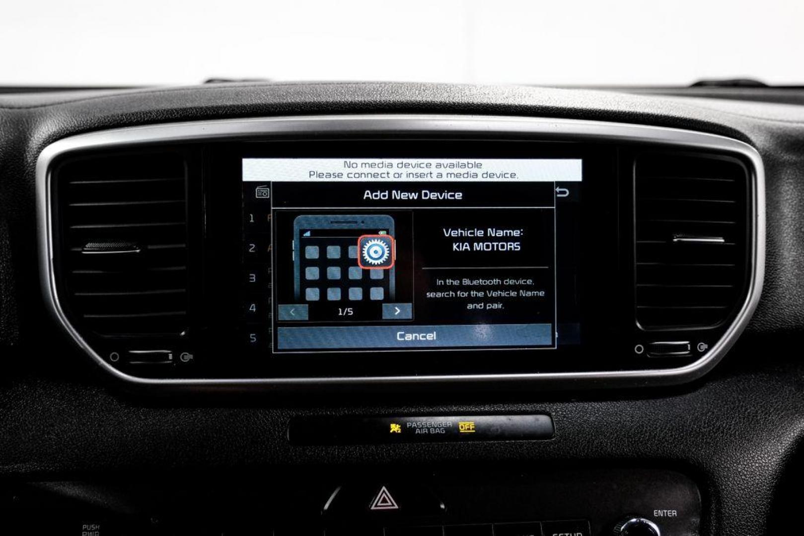 2020 Clear White /Black Kia Sportage LX (KNDPMCAC1L7) with an 2.4L I4 DGI DOHC 16V engine, Automatic transmission, located at 15300 Midway Rd., Addison, TX, 75001, (972) 702-0011, 32.958321, -96.838074 - Photo#29