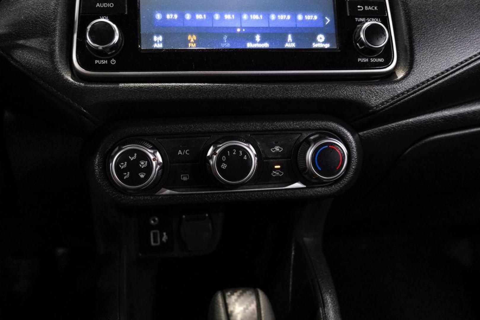 2021 Super Black Metallic /Charcoal Nissan Versa 1.6 S (3N1CN8DV2ML) with an 1.6L 4-Cylinder DOHC 16V engine, CVT transmission, located at 15300 Midway Rd., Addison, TX, 75001, (972) 702-0011, 32.958321, -96.838074 - Photo#25