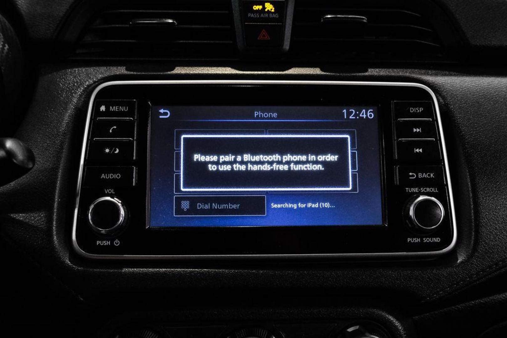 2021 Super Black Metallic /Charcoal Nissan Versa 1.6 S (3N1CN8DV2ML) with an 1.6L 4-Cylinder DOHC 16V engine, CVT transmission, located at 15300 Midway Rd., Addison, TX, 75001, (972) 702-0011, 32.958321, -96.838074 - Photo#29