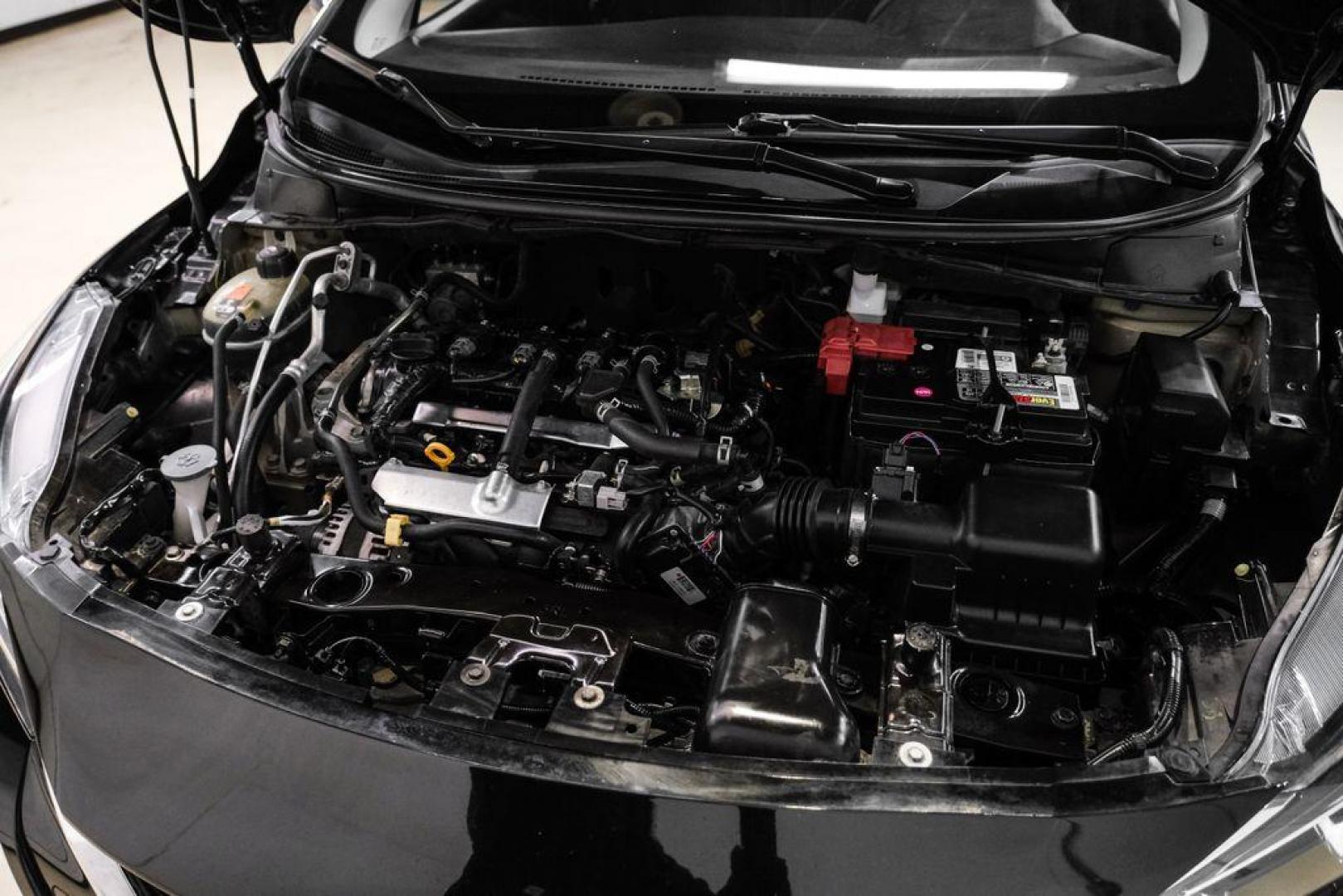 2021 Super Black Metallic /Charcoal Nissan Versa 1.6 S (3N1CN8DV2ML) with an 1.6L 4-Cylinder DOHC 16V engine, CVT transmission, located at 15300 Midway Rd., Addison, TX, 75001, (972) 702-0011, 32.958321, -96.838074 - Photo#49