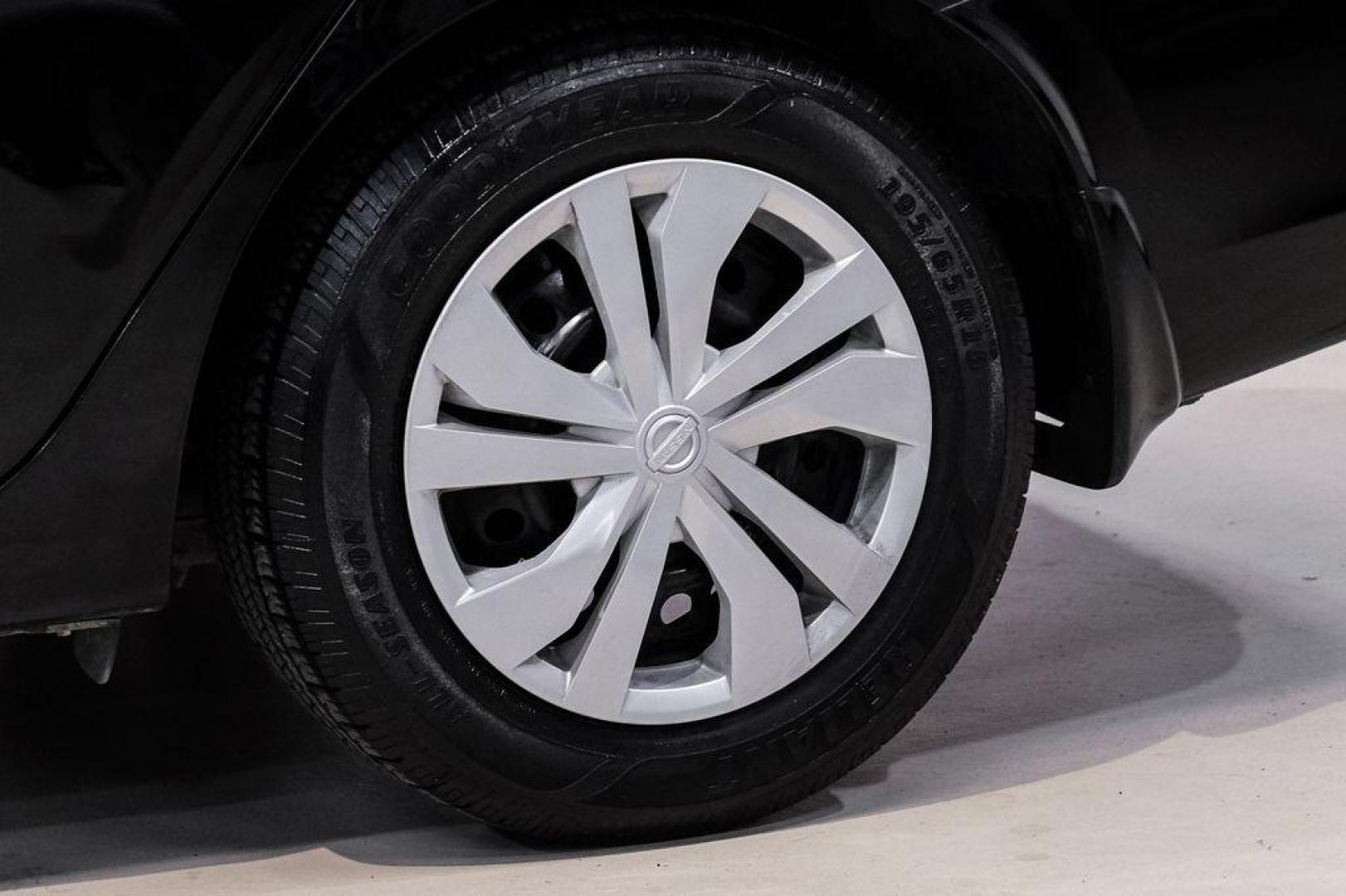 2021 Super Black Metallic /Charcoal Nissan Versa 1.6 S (3N1CN8DV2ML) with an 1.6L 4-Cylinder DOHC 16V engine, CVT transmission, located at 15300 Midway Rd., Addison, TX, 75001, (972) 702-0011, 32.958321, -96.838074 - Photo#55