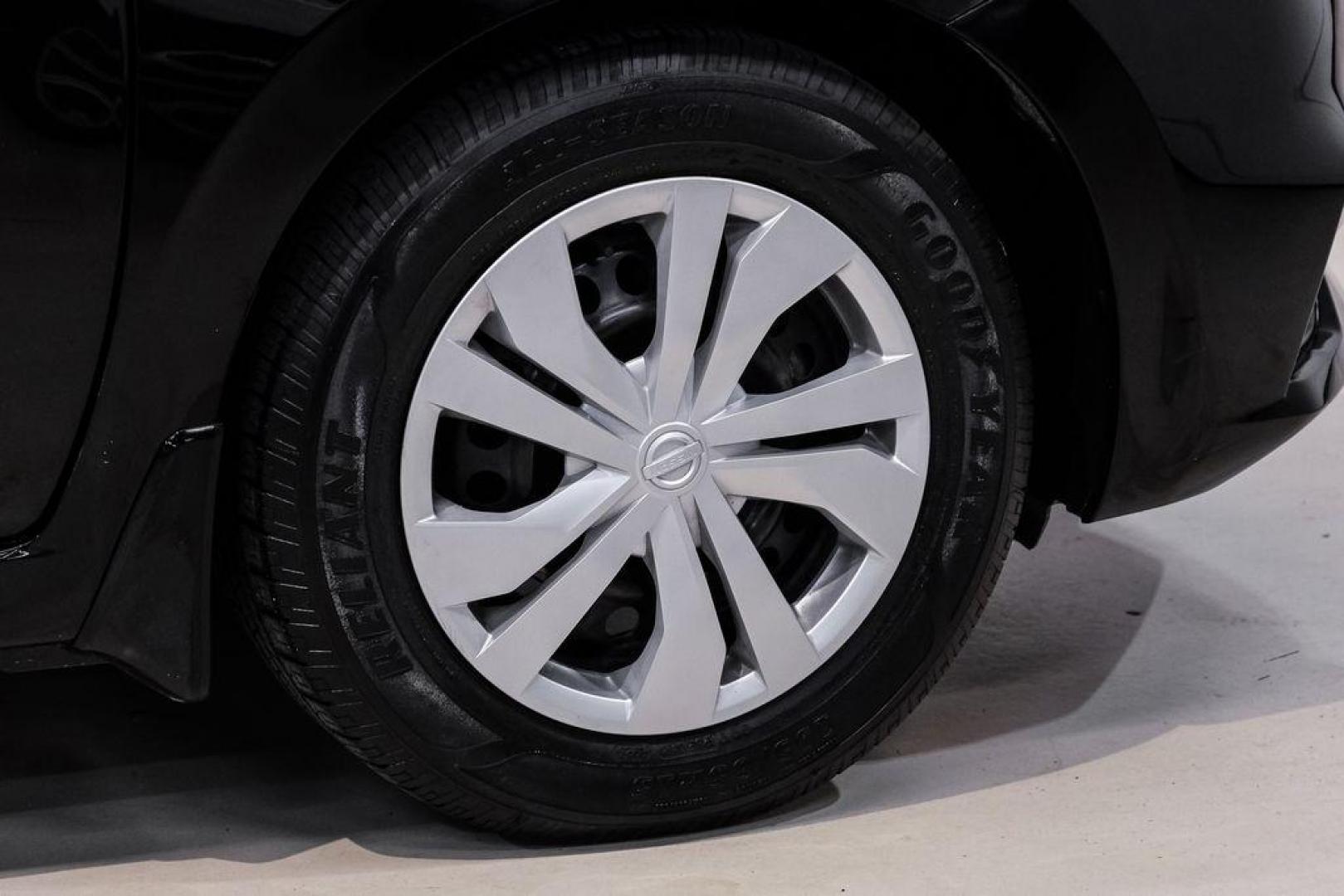 2021 Super Black Metallic /Charcoal Nissan Versa 1.6 S (3N1CN8DV2ML) with an 1.6L 4-Cylinder DOHC 16V engine, CVT transmission, located at 15300 Midway Rd., Addison, TX, 75001, (972) 702-0011, 32.958321, -96.838074 - Photo#57