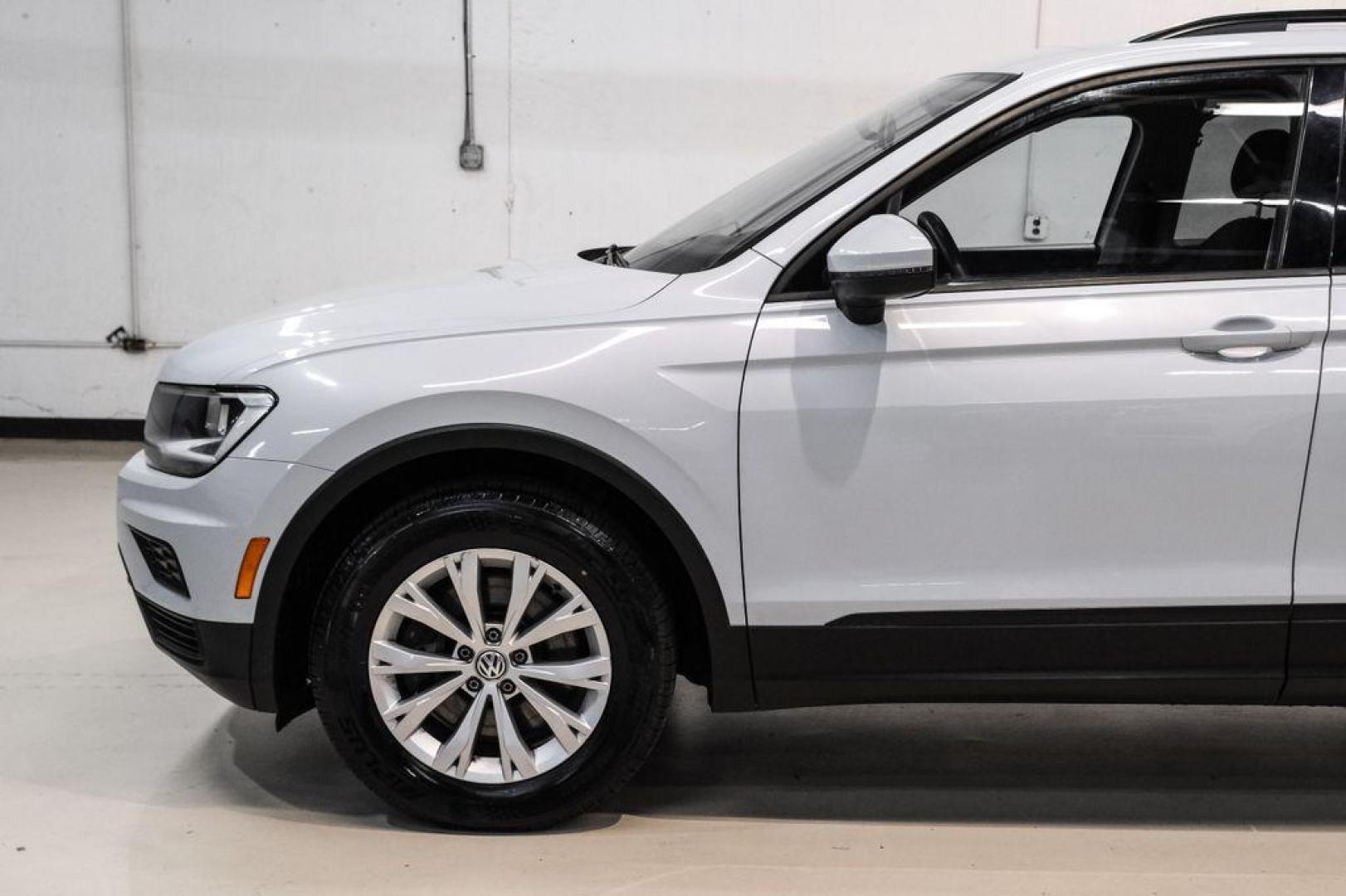 2018 White Silver /Titan Black Volkswagen Tiguan 2.0T S (3VV1B7AX8JM) with an 2.0L TSI DOHC engine, Automatic transmission, located at 15300 Midway Rd., Addison, TX, 75001, (972) 702-0011, 32.958321, -96.838074 - Photo#11