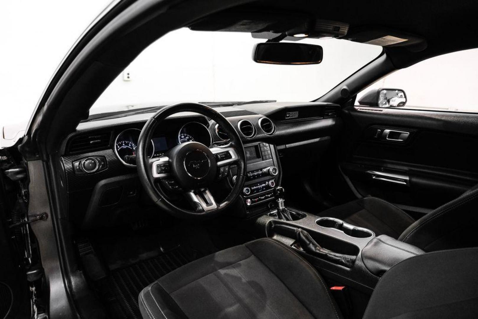 2020 Magnetic /Ebony Ford Mustang EcoBoost (1FA6P8TH2L5) with an 2.3L I4 Turbocharged EcoBoost engine, Automatic transmission, located at 15300 Midway Rd., Addison, TX, 75001, (972) 702-0011, 32.958321, -96.838074 - Photo#2