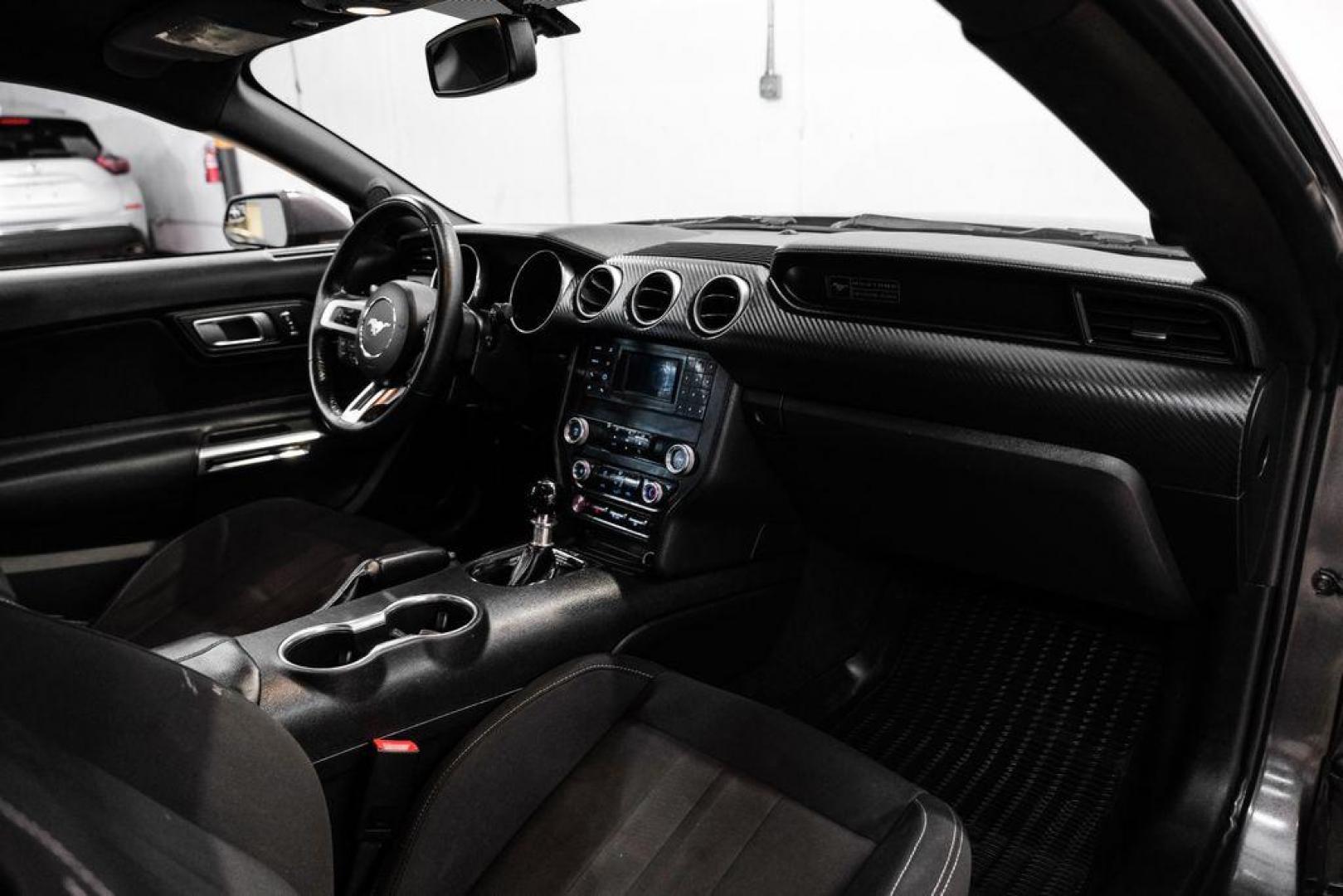 2020 Magnetic /Ebony Ford Mustang EcoBoost (1FA6P8TH2L5) with an 2.3L I4 Turbocharged EcoBoost engine, Automatic transmission, located at 15300 Midway Rd., Addison, TX, 75001, (972) 702-0011, 32.958321, -96.838074 - Photo#13