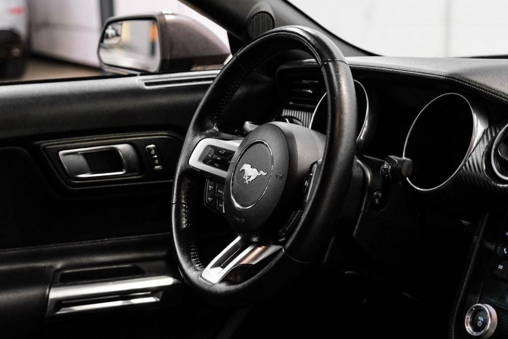 2020 Magnetic /Ebony Ford Mustang EcoBoost (1FA6P8TH2L5) with an 2.3L I4 Turbocharged EcoBoost engine, Automatic transmission, located at 15300 Midway Rd., Addison, TX, 75001, (972) 702-0011, 32.958321, -96.838074 - Photo#14