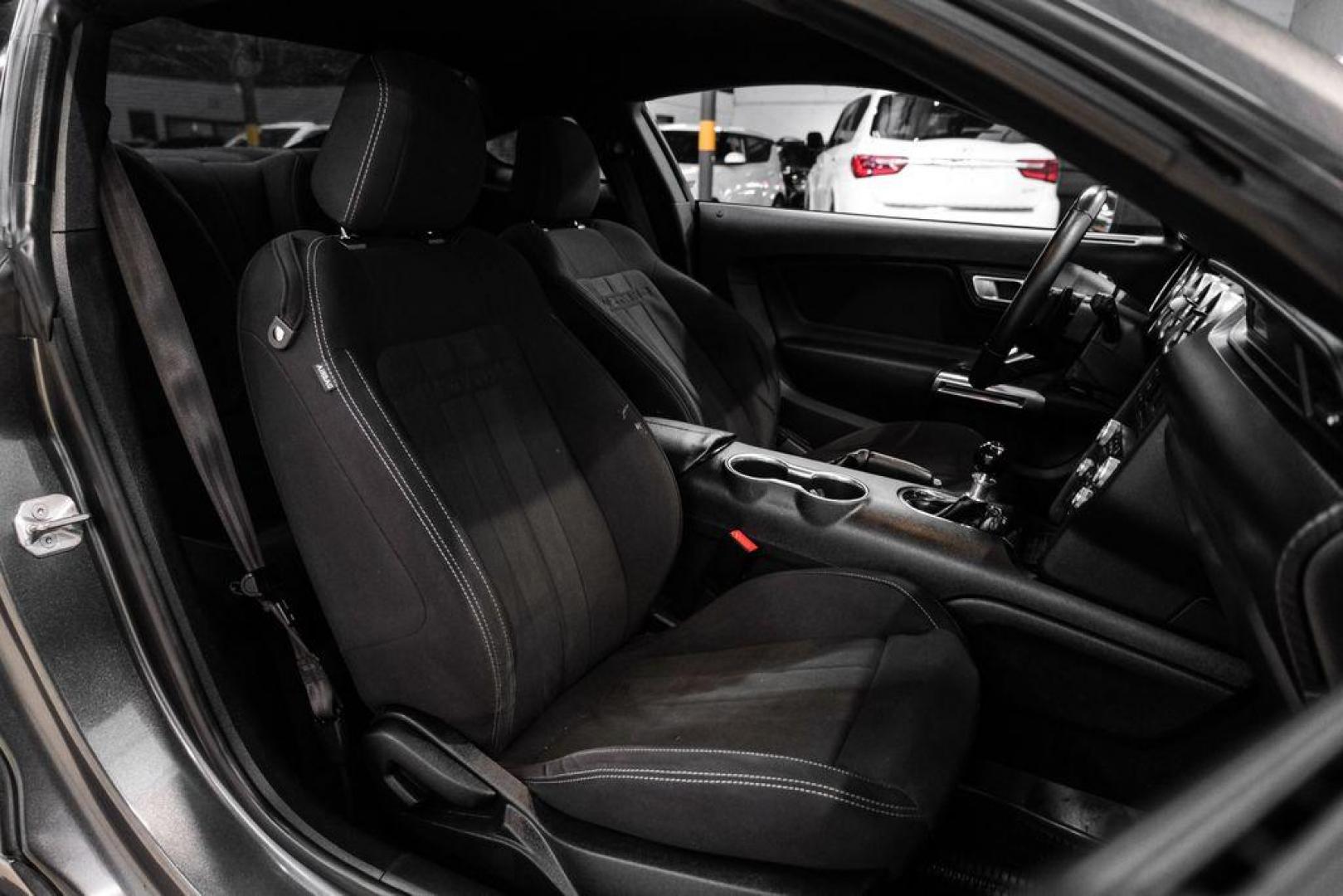 2020 Magnetic /Ebony Ford Mustang EcoBoost (1FA6P8TH2L5) with an 2.3L I4 Turbocharged EcoBoost engine, Automatic transmission, located at 15300 Midway Rd., Addison, TX, 75001, (972) 702-0011, 32.958321, -96.838074 - Photo#33