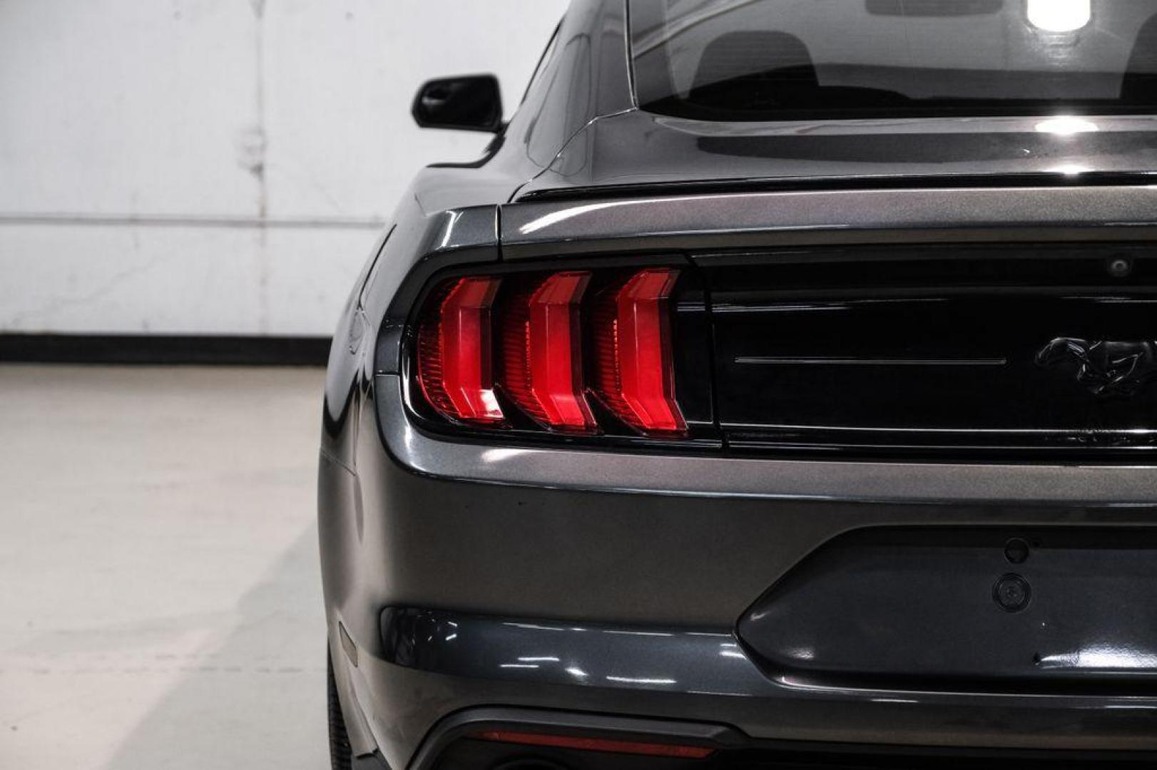 2020 Magnetic /Ebony Ford Mustang EcoBoost (1FA6P8TH2L5) with an 2.3L I4 Turbocharged EcoBoost engine, Automatic transmission, located at 15300 Midway Rd., Addison, TX, 75001, (972) 702-0011, 32.958321, -96.838074 - Photo#39