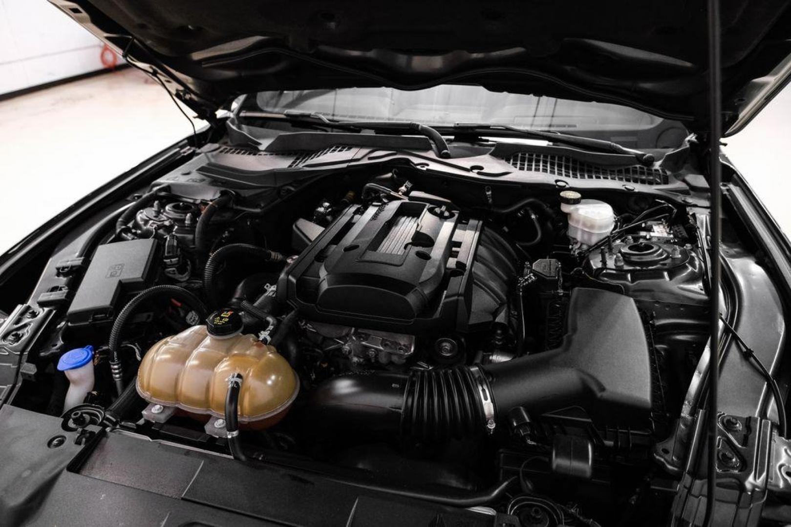 2020 Magnetic /Ebony Ford Mustang EcoBoost (1FA6P8TH2L5) with an 2.3L I4 Turbocharged EcoBoost engine, Automatic transmission, located at 15300 Midway Rd., Addison, TX, 75001, (972) 702-0011, 32.958321, -96.838074 - Photo#40