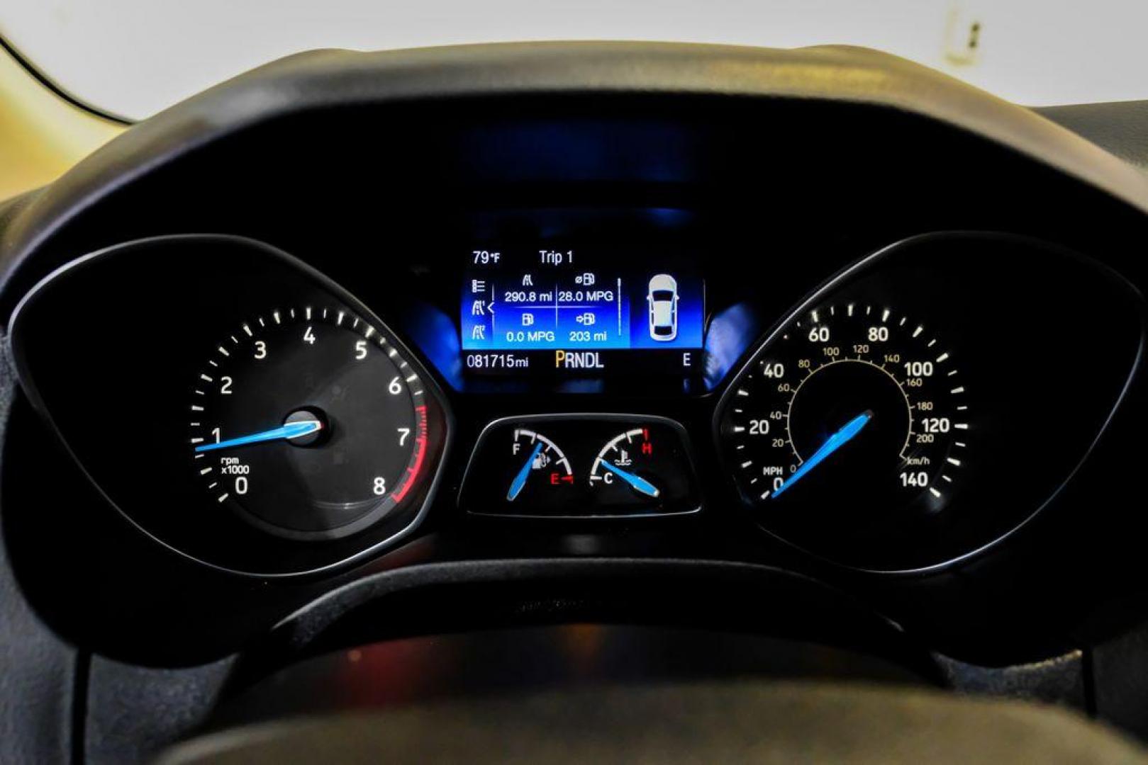 2017 Oxford White /Black Ford Focus SE (1FADP3F23HL) with an 2.0L 4-Cylinder DGI Flex Fuel Turbocharged DOHC engine, Automatic transmission, located at 15300 Midway Rd., Addison, TX, 75001, (972) 702-0011, 32.958321, -96.838074 - Photo#17