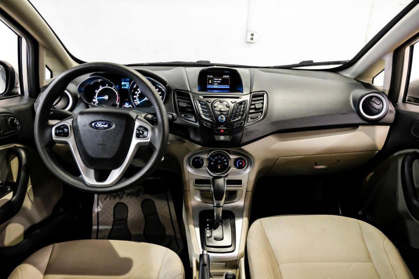 2019 Ingot Silver /Medium Light Stone Ford Fiesta SE (3FADP4EJ1KM) with an 1.6L I4 Ti-VCT engine, Automatic transmission, located at 15300 Midway Rd., Addison, TX, 75001, (972) 702-0011, 32.958321, -96.838074 - Photo#13