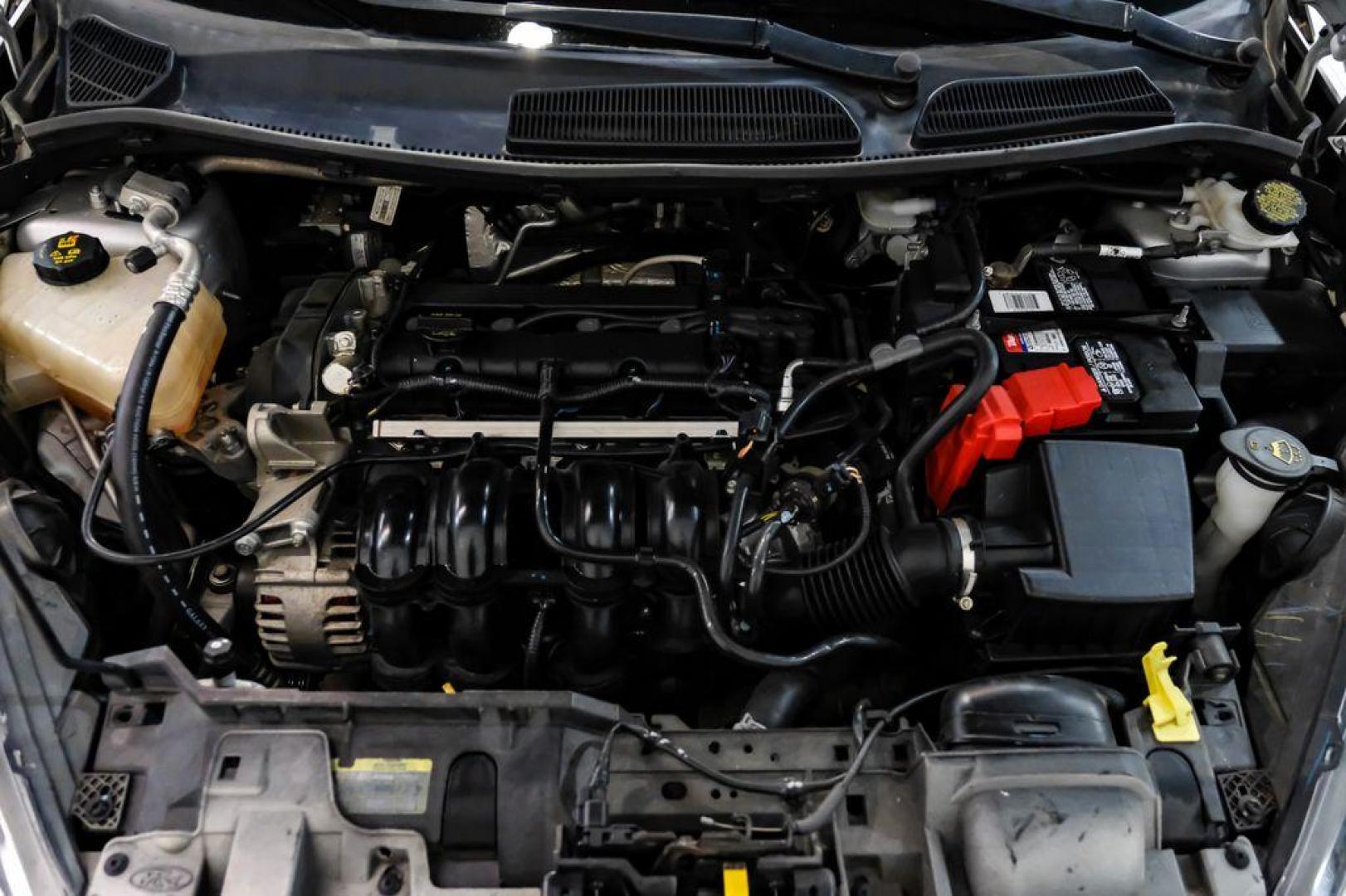 2019 Ingot Silver /Medium Light Stone Ford Fiesta SE (3FADP4EJ1KM) with an 1.6L I4 Ti-VCT engine, Automatic transmission, located at 15300 Midway Rd., Addison, TX, 75001, (972) 702-0011, 32.958321, -96.838074 - Photo#44