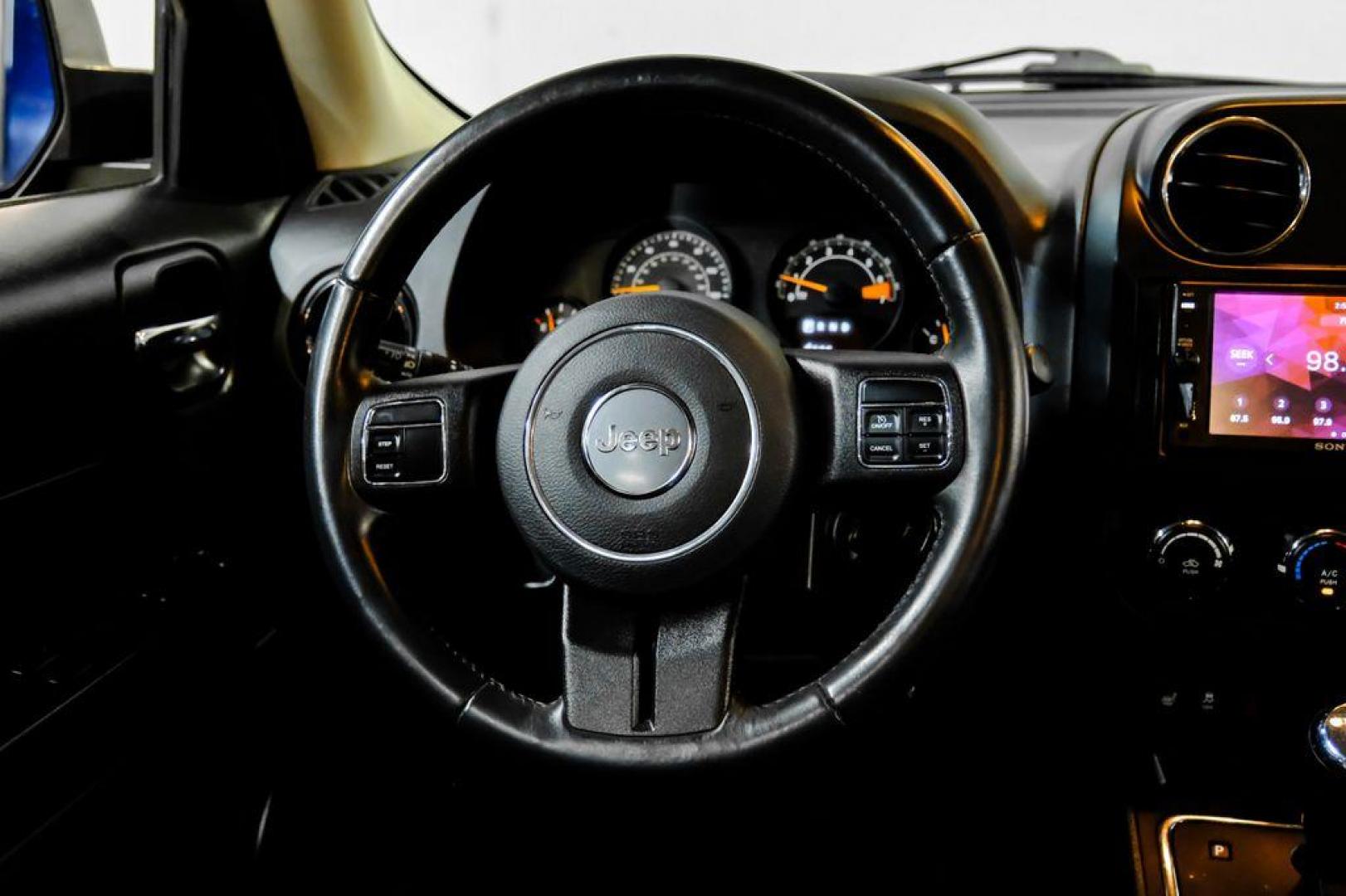 2016 True Blue Pearlcoat /Gray Jeep Patriot High Altitude (1C4NJRFB5GD) with an 2.4L I4 DOHC 16V Dual VVT engine, Automatic transmission, located at 15300 Midway Rd., Addison, TX, 75001, (972) 702-0011, 32.958321, -96.838074 - Photo#16