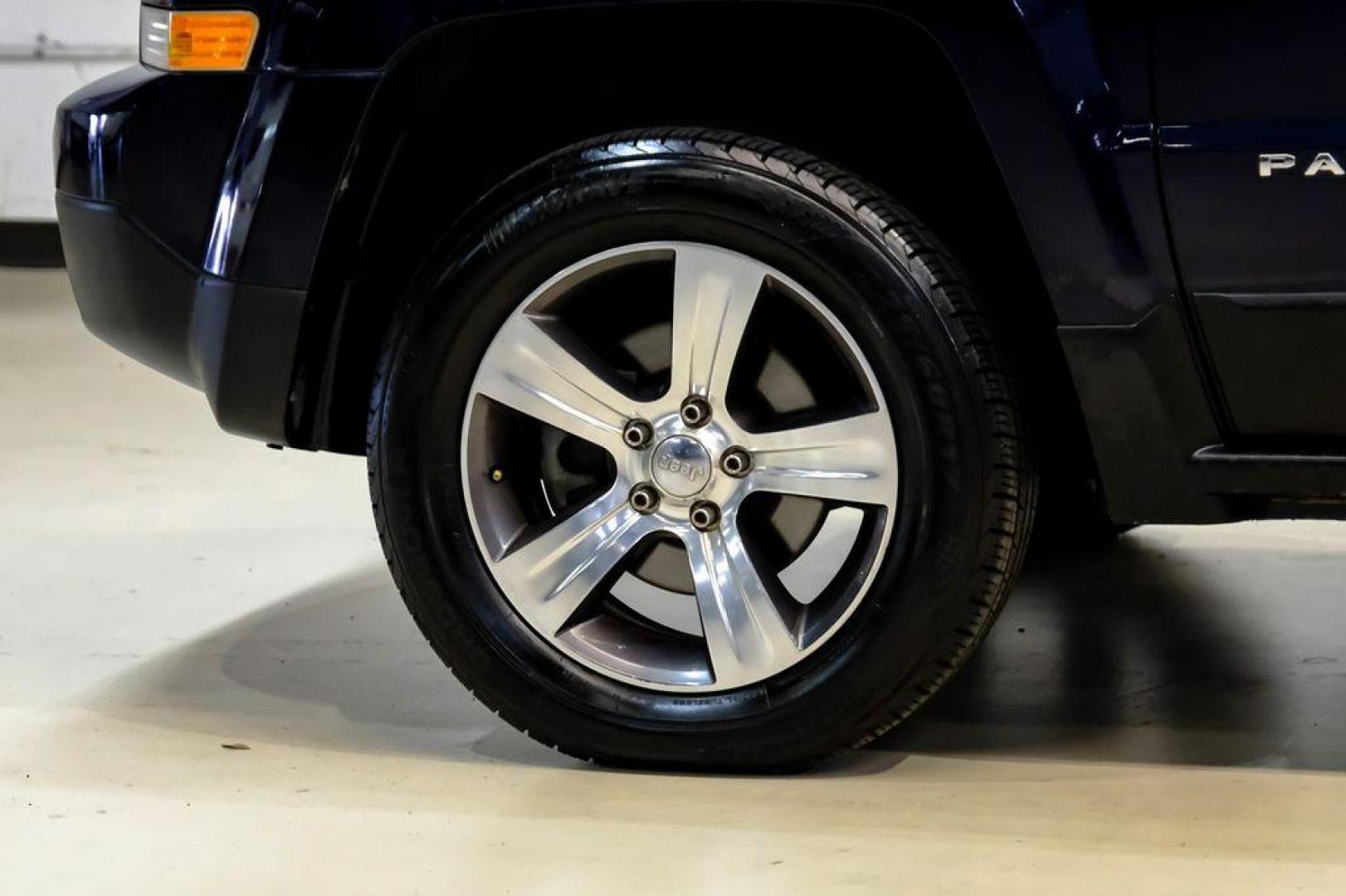2016 True Blue Pearlcoat /Gray Jeep Patriot High Altitude (1C4NJRFB5GD) with an 2.4L I4 DOHC 16V Dual VVT engine, Automatic transmission, located at 15300 Midway Rd., Addison, TX, 75001, (972) 702-0011, 32.958321, -96.838074 - Photo#50