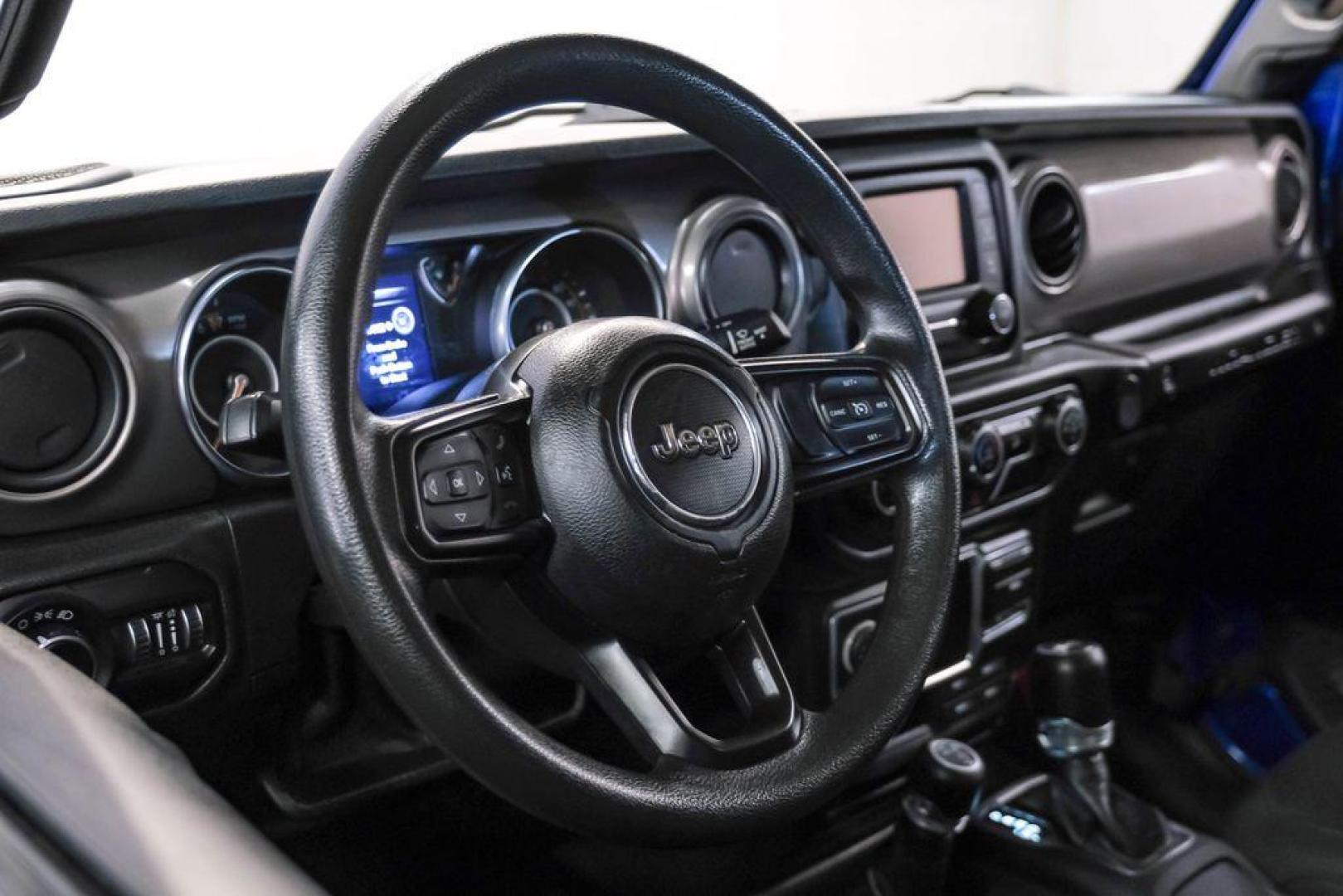 2018 Ocean Blue Metallic Clearcoat /Black Jeep Wrangler Sport (1C4GJXAG8JW) with an 3.6L V6 24V VVT engine, Automatic transmission, located at 15300 Midway Rd., Addison, TX, 75001, (972) 702-0011, 32.958321, -96.838074 - Photo#14