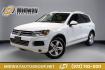 2014 Pure White /Cornsilk Beige Volkswagen Touareg 3.6L (WVGEF9BP5ED) with an 3.6L V6 DOHC engine, Automatic transmission, located at 15300 Midway Rd., Addison, TX, 75001, (972) 702-0011, 32.958321, -96.838074 - Photo#0