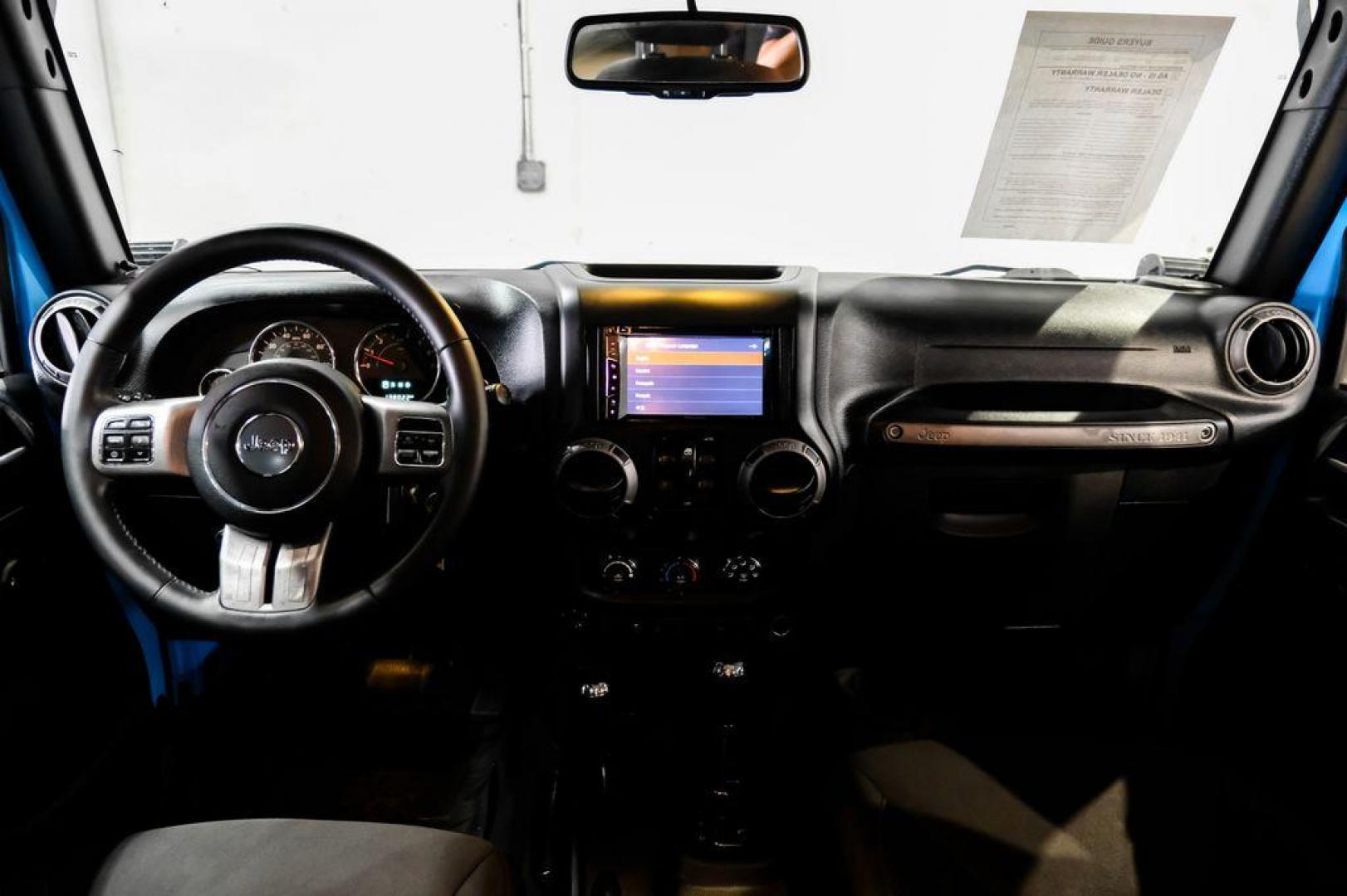 2017 Chief Clearcoat /Black Jeep Wrangler Unlimited Sport (1C4BJWDG6HL) with an 3.6L V6 24V VVT engine, Automatic transmission, located at 15300 Midway Rd., Addison, TX, 75001, (972) 702-0011, 32.958321, -96.838074 - Photo#14