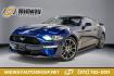 2019 Kona Blue Metallic /Ebony Ford Mustang EcoBoost Premium (1FA6P8TH6K5) with an EcoBoost 2.3L I4 GTDi DOHC Turbocharged VCT engine, Automatic transmission, located at 15300 Midway Rd., Addison, TX, 75001, (972) 702-0011, 32.958321, -96.838074 - Photo#0