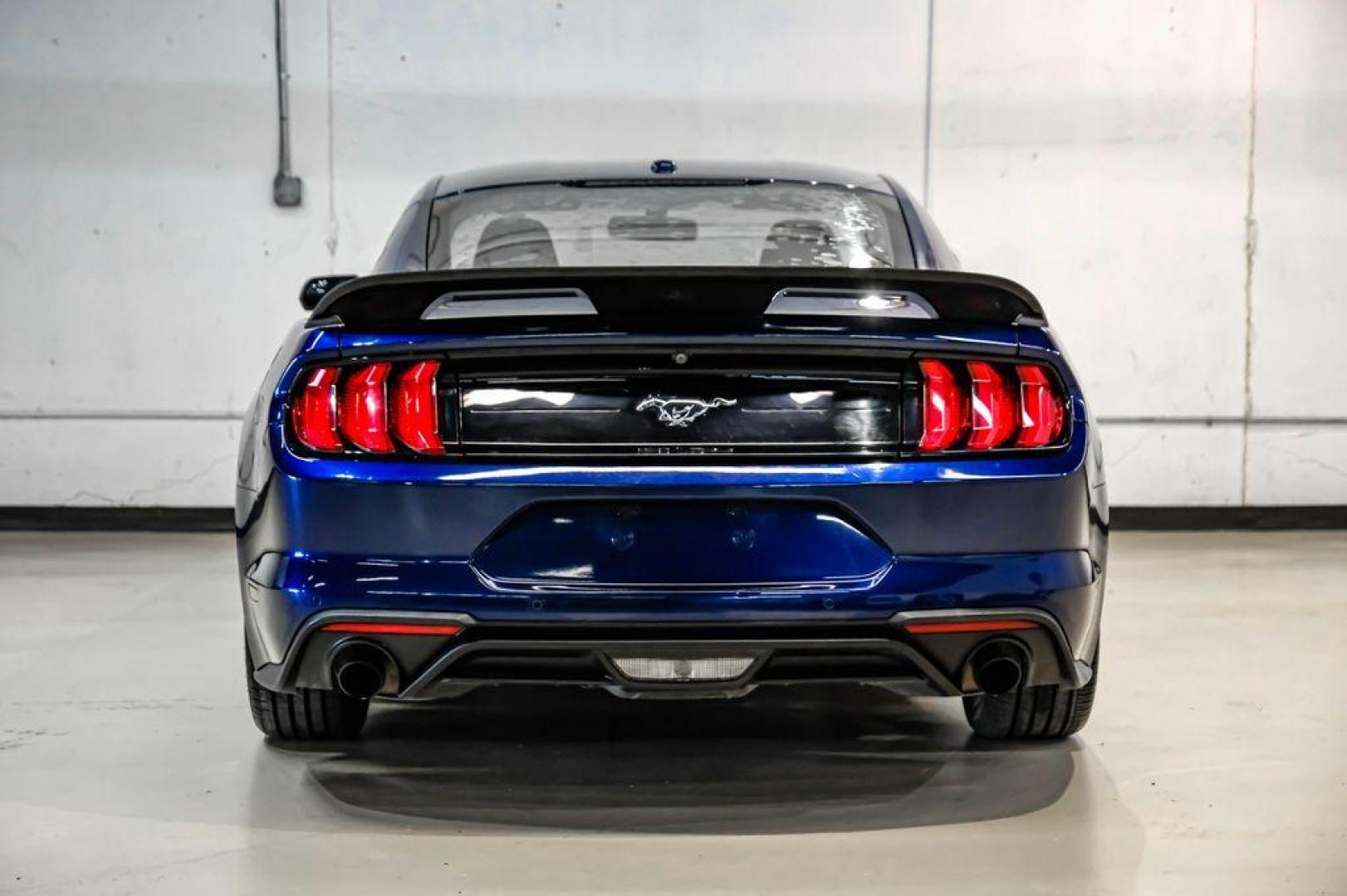 2019 Kona Blue Metallic /Ebony Ford Mustang EcoBoost Premium (1FA6P8TH6K5) with an EcoBoost 2.3L I4 GTDi DOHC Turbocharged VCT engine, Automatic transmission, located at 15300 Midway Rd., Addison, TX, 75001, (972) 702-0011, 32.958321, -96.838074 - Photo#8