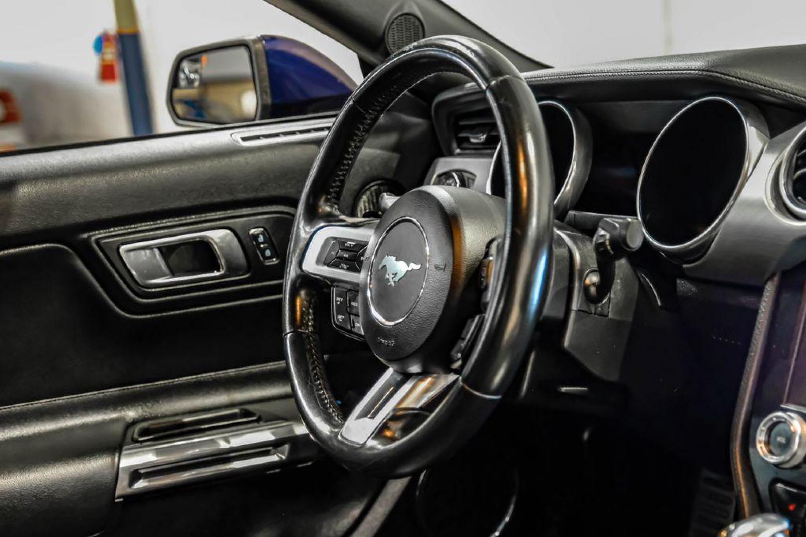 2019 Kona Blue Metallic /Ebony Ford Mustang EcoBoost Premium (1FA6P8TH6K5) with an EcoBoost 2.3L I4 GTDi DOHC Turbocharged VCT engine, Automatic transmission, located at 15300 Midway Rd., Addison, TX, 75001, (972) 702-0011, 32.958321, -96.838074 - Photo#14