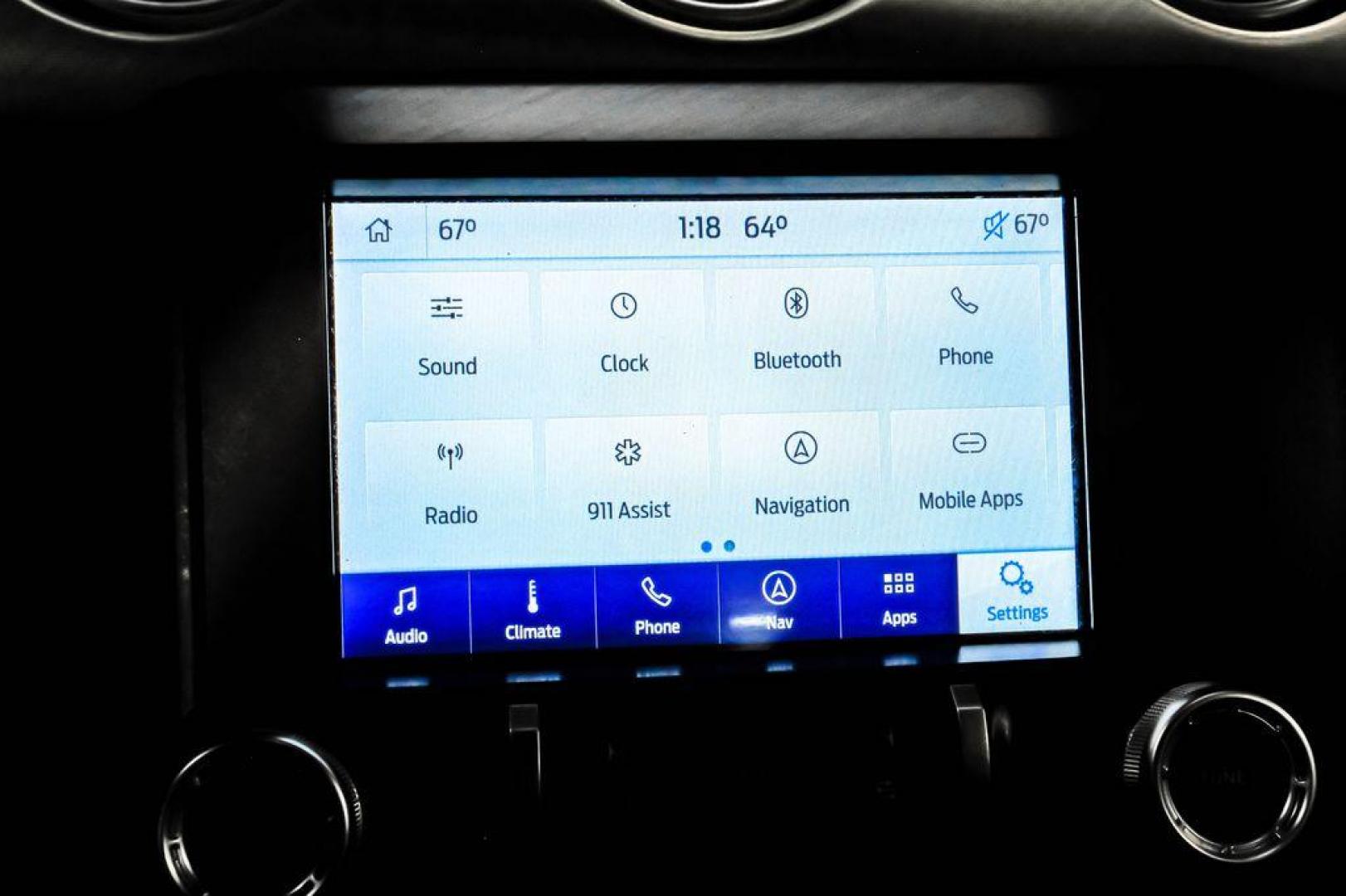 2019 Kona Blue Metallic /Ebony Ford Mustang EcoBoost Premium (1FA6P8TH6K5) with an EcoBoost 2.3L I4 GTDi DOHC Turbocharged VCT engine, Automatic transmission, located at 15300 Midway Rd., Addison, TX, 75001, (972) 702-0011, 32.958321, -96.838074 - Photo#22