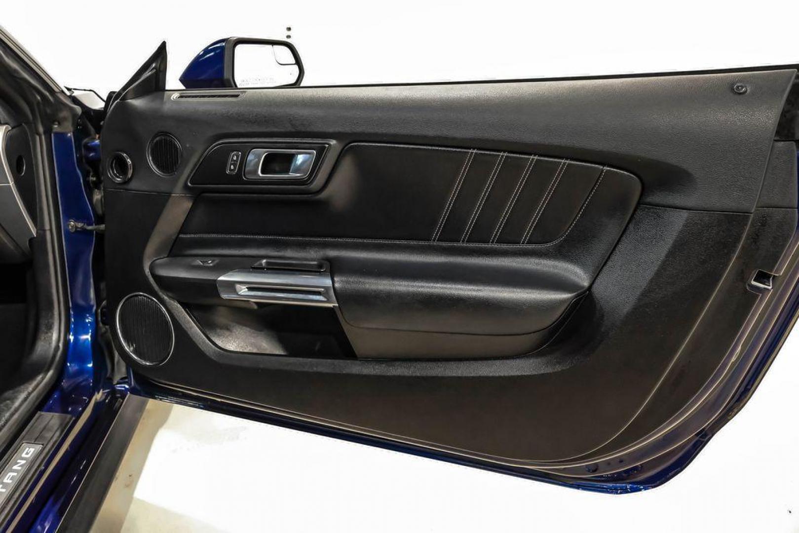 2019 Kona Blue Metallic /Ebony Ford Mustang EcoBoost Premium (1FA6P8TH6K5) with an EcoBoost 2.3L I4 GTDi DOHC Turbocharged VCT engine, Automatic transmission, located at 15300 Midway Rd., Addison, TX, 75001, (972) 702-0011, 32.958321, -96.838074 - Photo#35