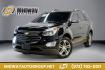 2017 Black Metallic /Jet Black Chevrolet Equinox Premier (2GNALDEK3H1) with an 2.4L 4-Cylinder SIDI DOHC VVT engine, Automatic transmission, located at 15300 Midway Rd., Addison, TX, 75001, (972) 702-0011, 32.958321, -96.838074 - Photo#0