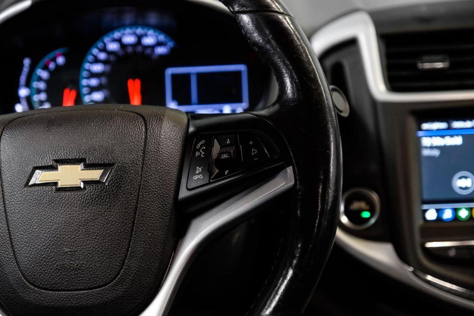 2019 Summit White /Jet Black/Dark Titanium Chevrolet Sonic LT (1G1JD5SB7K4) with an I4 engine, Automatic transmission, located at 15300 Midway Rd., Addison, TX, 75001, (972) 702-0011, 32.958321, -96.838074 - Photo#17