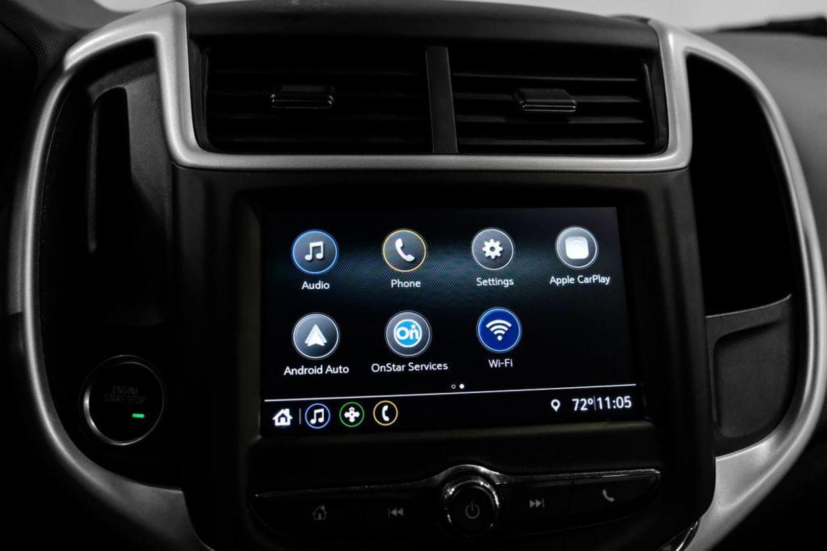 2019 Summit White /Jet Black/Dark Titanium Chevrolet Sonic LT (1G1JD5SB7K4) with an I4 engine, Automatic transmission, located at 15300 Midway Rd., Addison, TX, 75001, (972) 702-0011, 32.958321, -96.838074 - Photo#25