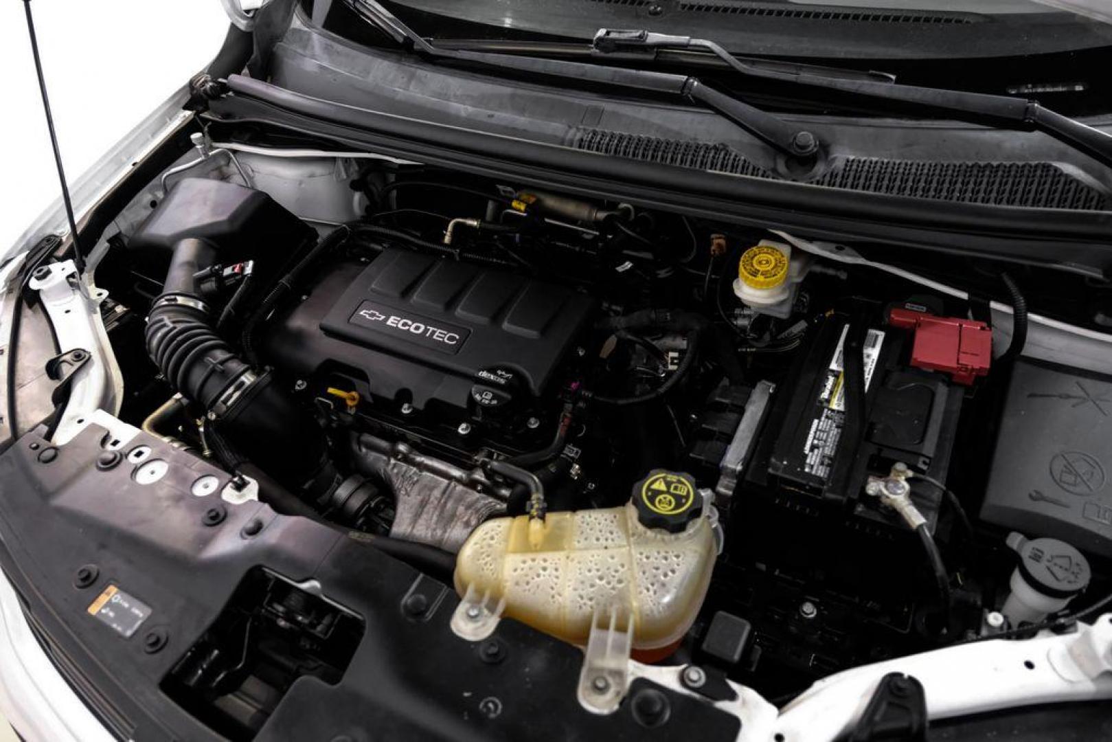 2019 Summit White /Jet Black/Dark Titanium Chevrolet Sonic LT (1G1JD5SB7K4) with an I4 engine, Automatic transmission, located at 15300 Midway Rd., Addison, TX, 75001, (972) 702-0011, 32.958321, -96.838074 - Photo#47