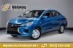 2022 Sapphire Blue Metallic /Black Mitsubishi Mirage G4 ES (ML32FUFJ7NH) with an 1.2L 3-Cylinder DOHC MIVEC engine, located at 15300 Midway Rd., Addison, TX, 75001, (972) 702-0011, 32.958321, -96.838074 - Photo#0