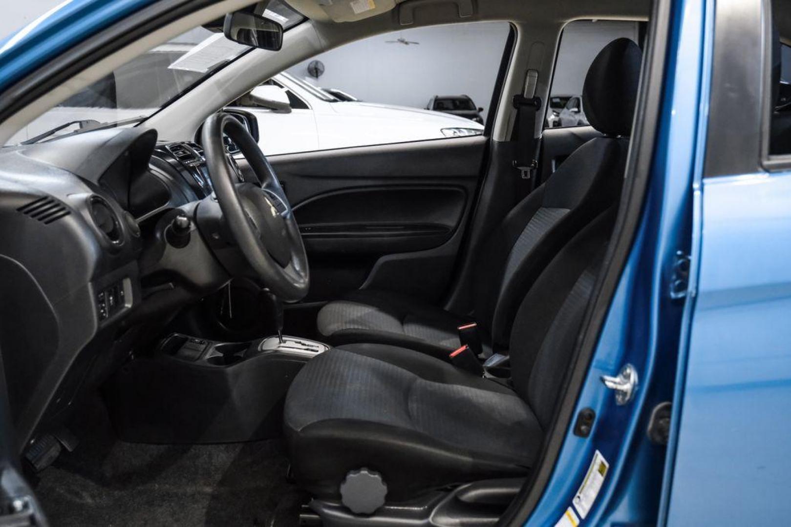 2022 Sapphire Blue Metallic /Black Mitsubishi Mirage G4 ES (ML32FUFJ7NH) with an 1.2L 3-Cylinder DOHC MIVEC engine, located at 15300 Midway Rd., Addison, TX, 75001, (972) 702-0011, 32.958321, -96.838074 - Photo#3