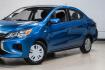 2022 Sapphire Blue Metallic /Black Mitsubishi Mirage G4 ES (ML32FUFJ7NH) with an 1.2L 3-Cylinder DOHC MIVEC engine, located at 15300 Midway Rd., Addison, TX, 75001, (972) 702-0011, 32.958321, -96.838074 - Photo#5
