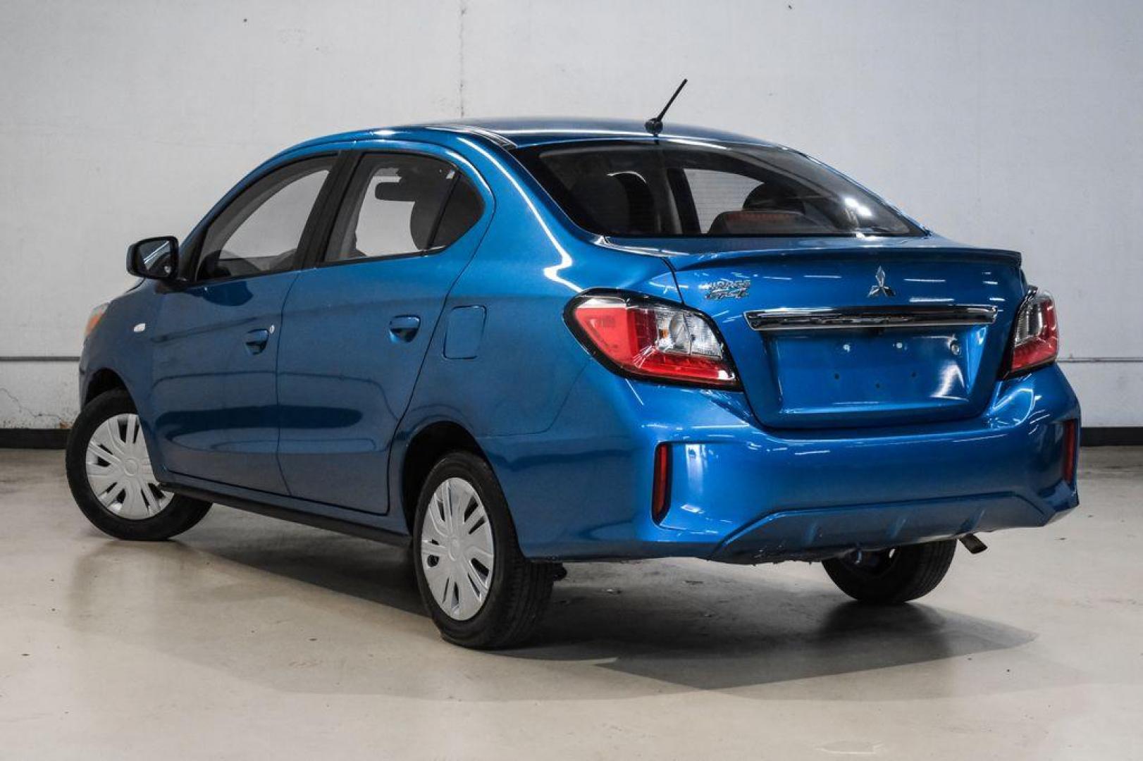 2022 Sapphire Blue Metallic /Black Mitsubishi Mirage G4 ES (ML32FUFJ7NH) with an 1.2L 3-Cylinder DOHC MIVEC engine, located at 15300 Midway Rd., Addison, TX, 75001, (972) 702-0011, 32.958321, -96.838074 - Photo#11