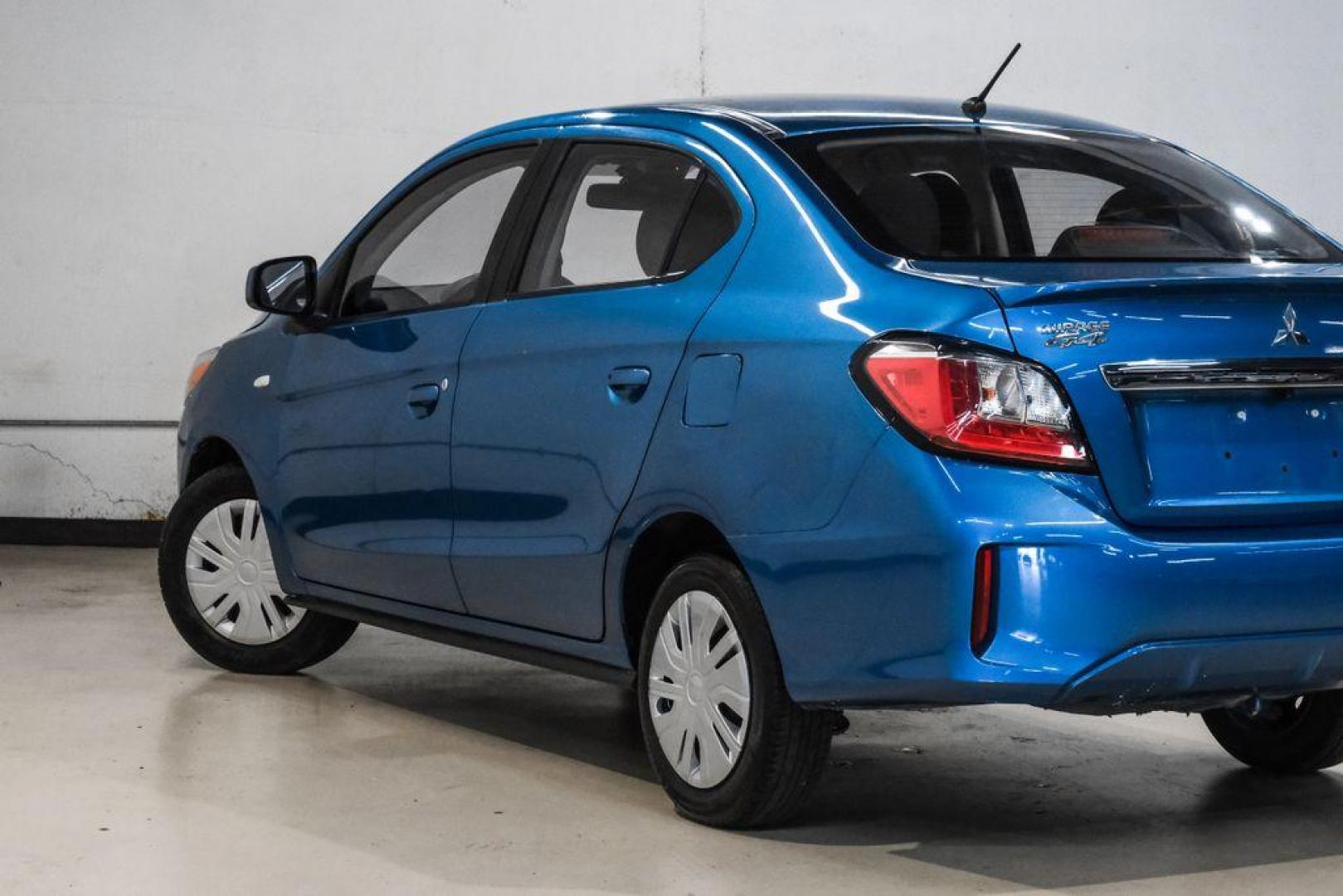 2022 Sapphire Blue Metallic /Black Mitsubishi Mirage G4 ES (ML32FUFJ7NH) with an 1.2L 3-Cylinder DOHC MIVEC engine, located at 15300 Midway Rd., Addison, TX, 75001, (972) 702-0011, 32.958321, -96.838074 - Photo#12