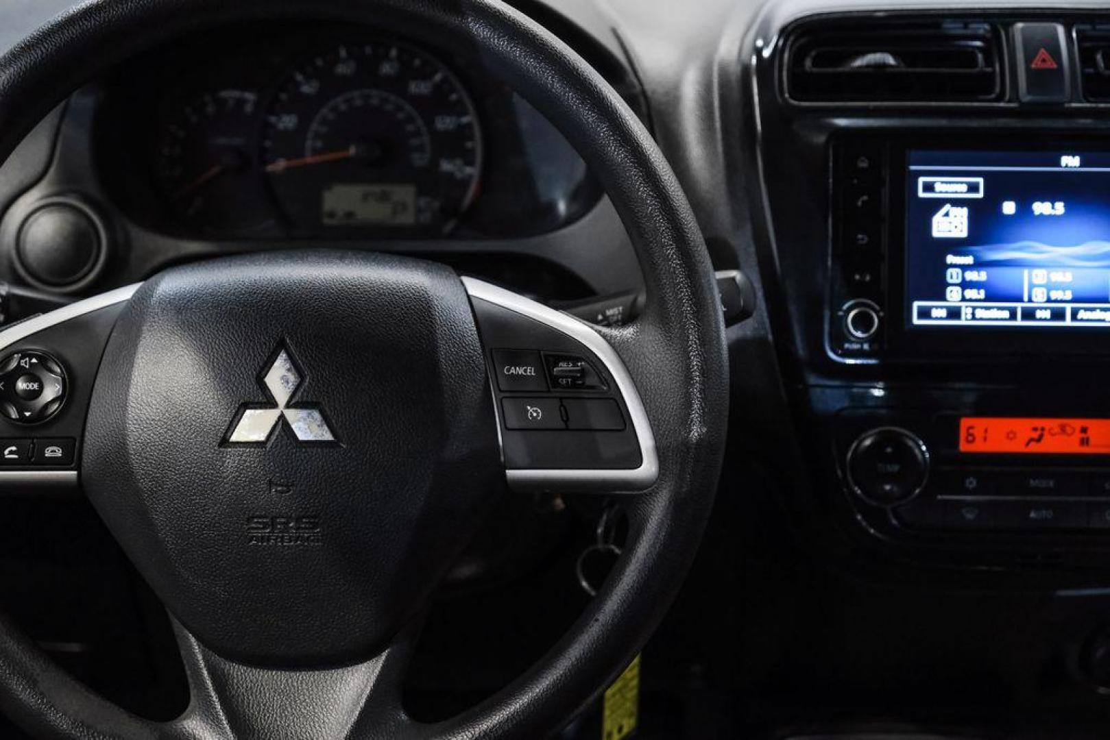 2022 Sapphire Blue Metallic /Black Mitsubishi Mirage G4 ES (ML32FUFJ7NH) with an 1.2L 3-Cylinder DOHC MIVEC engine, located at 15300 Midway Rd., Addison, TX, 75001, (972) 702-0011, 32.958321, -96.838074 - Photo#22